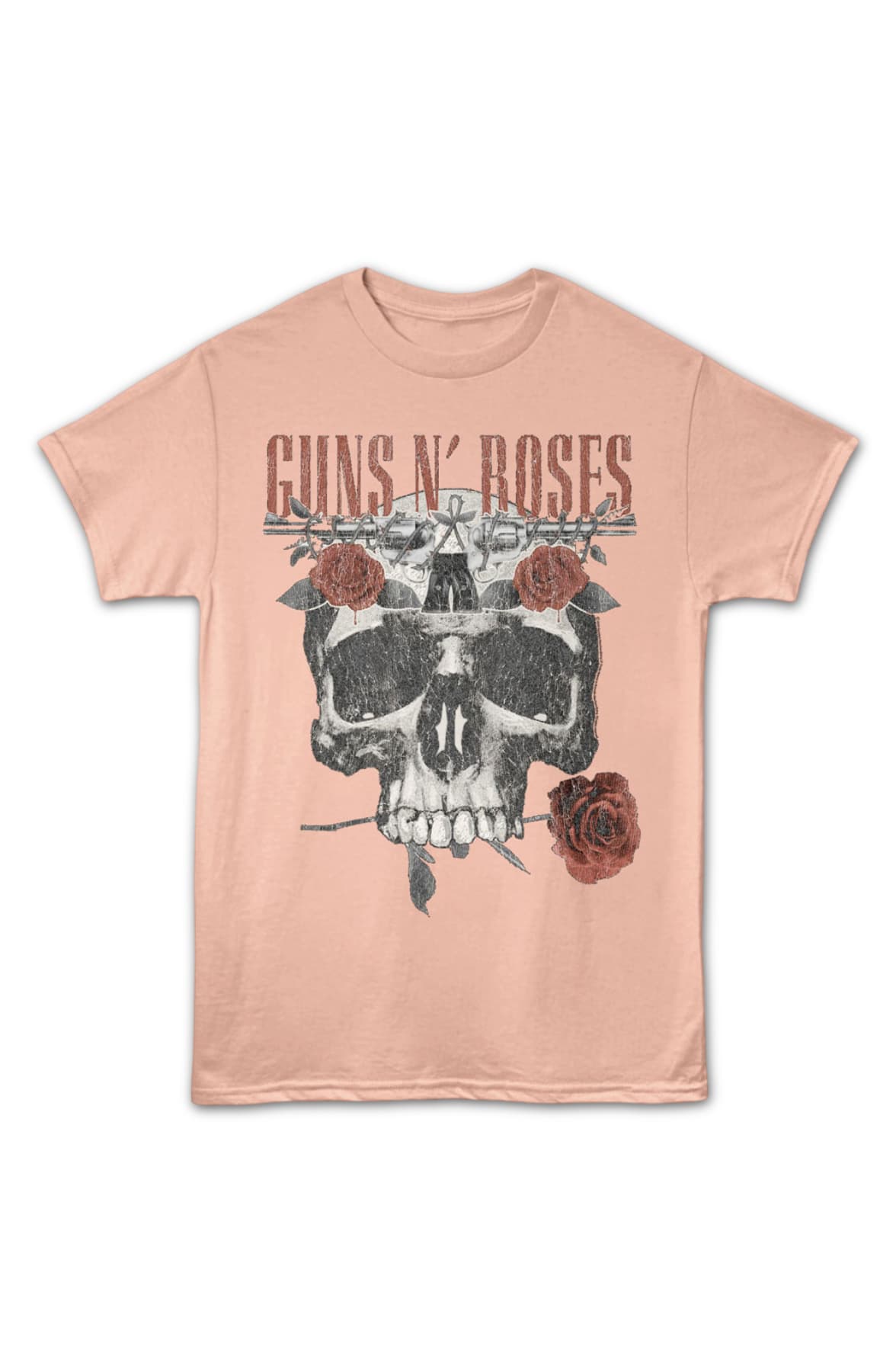 Flower Skull Guns N' Roses T-Shirt Flower Skull Guns N' Roses T-Shirt