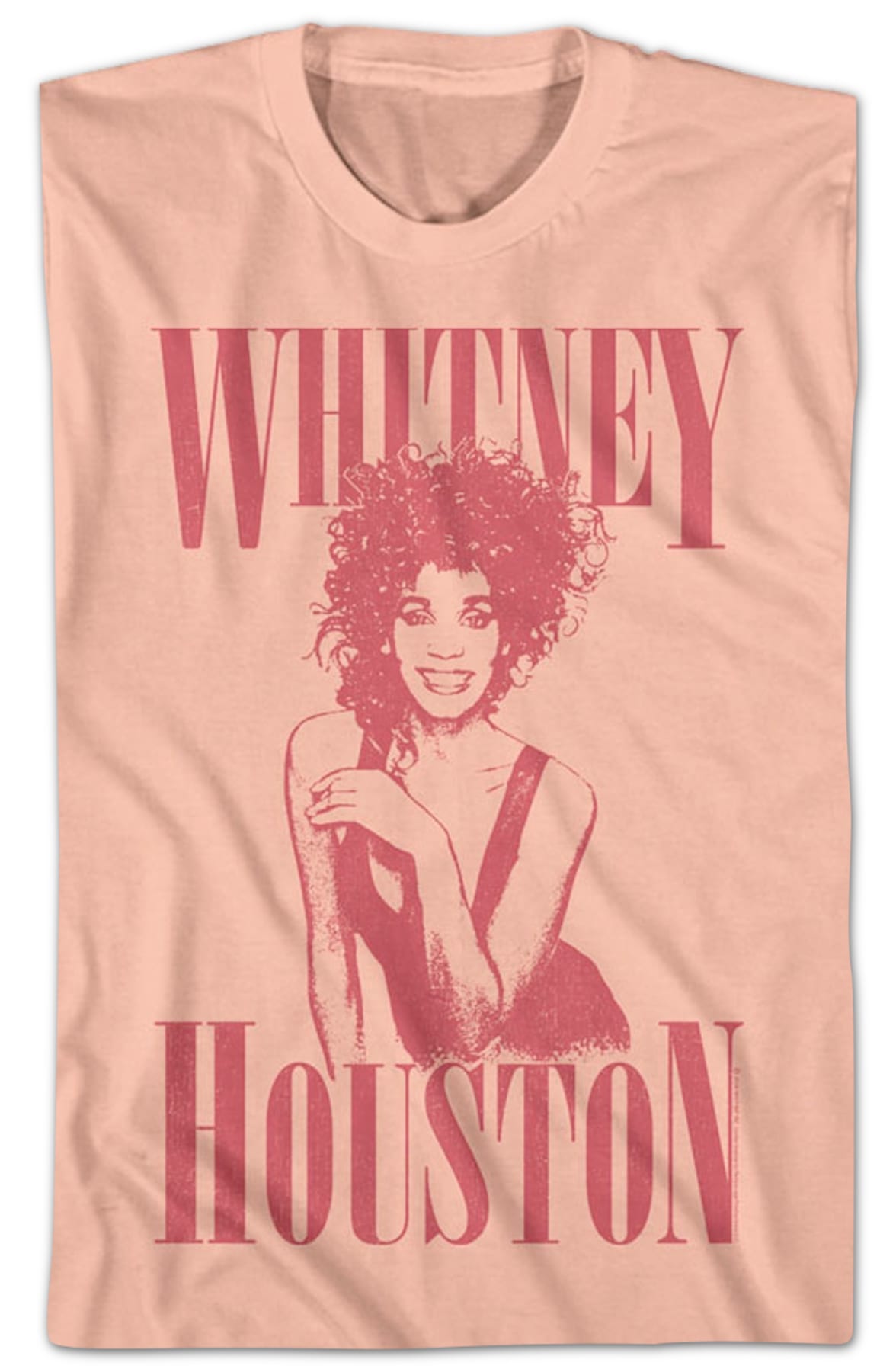 Monochrome Whitney Houston T-Shirt Monochrome Whitney Houston T-Shirt