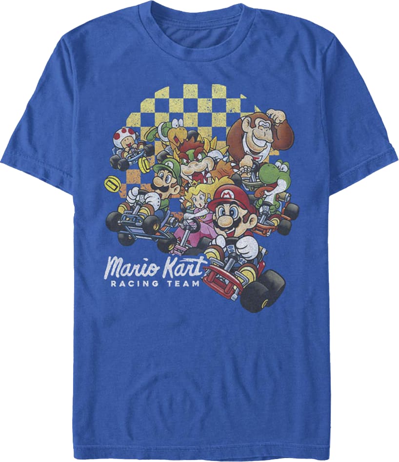 Racing Team Mario Kart T-Shirt