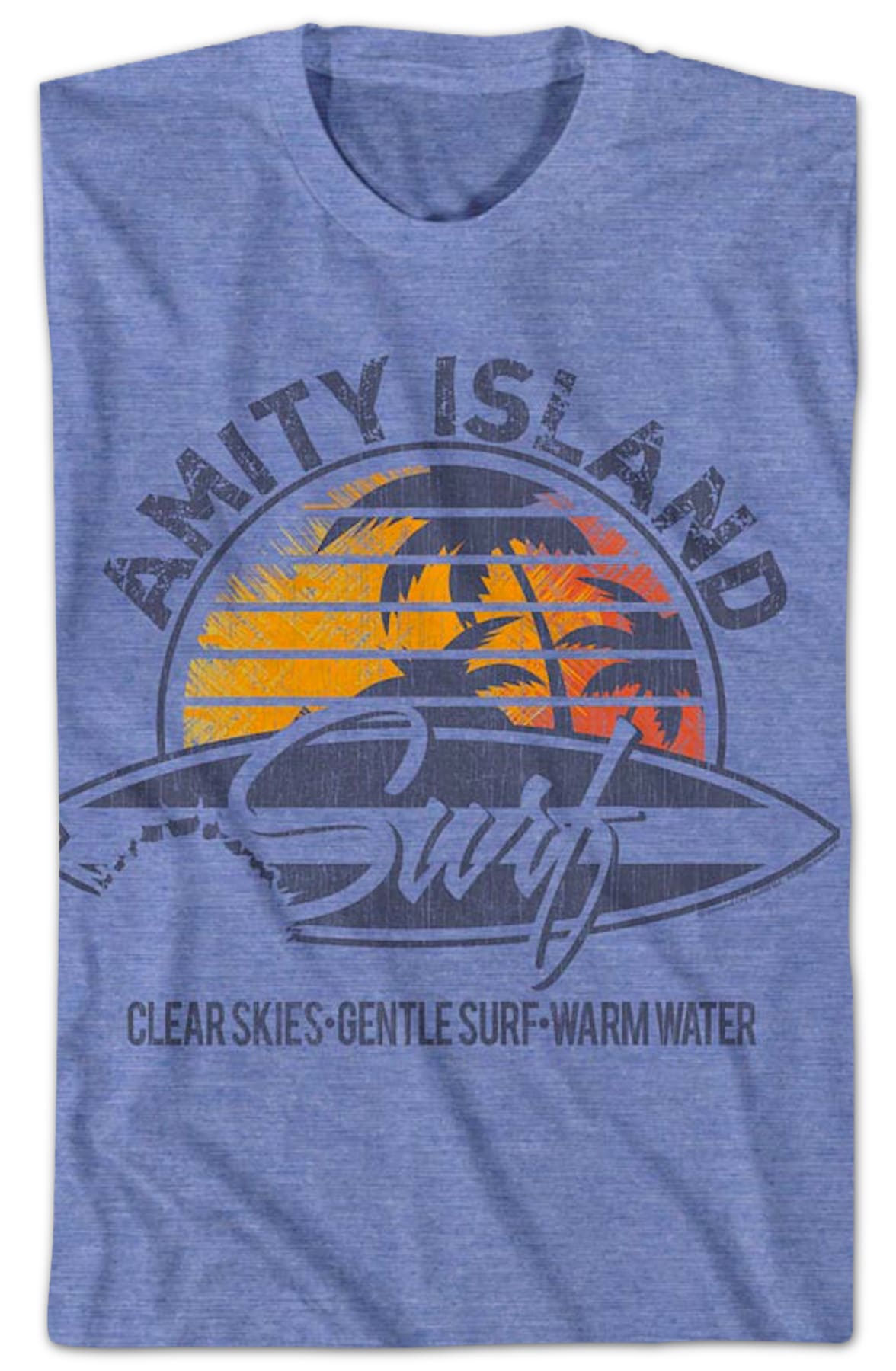 Retro Amity Island Surf Logo Jaws T-Shirt Retro Amity Island Surf Logo Jaws T-Shirt