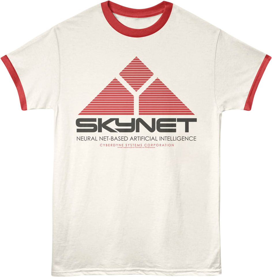 Skynet Logo Terminator Ringer Shirt