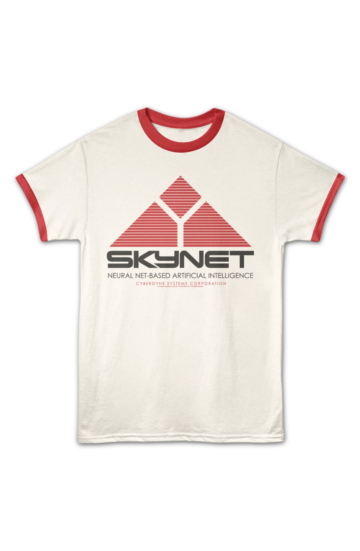 Skynet Logo Terminator Ringer Shirt Skynet Logo Terminator Ringer Shirt
