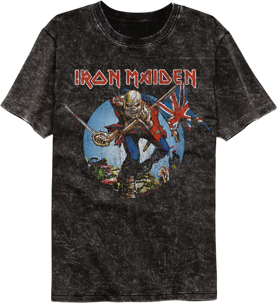Trooper Iron Maiden Mineral Wash T-Shirt