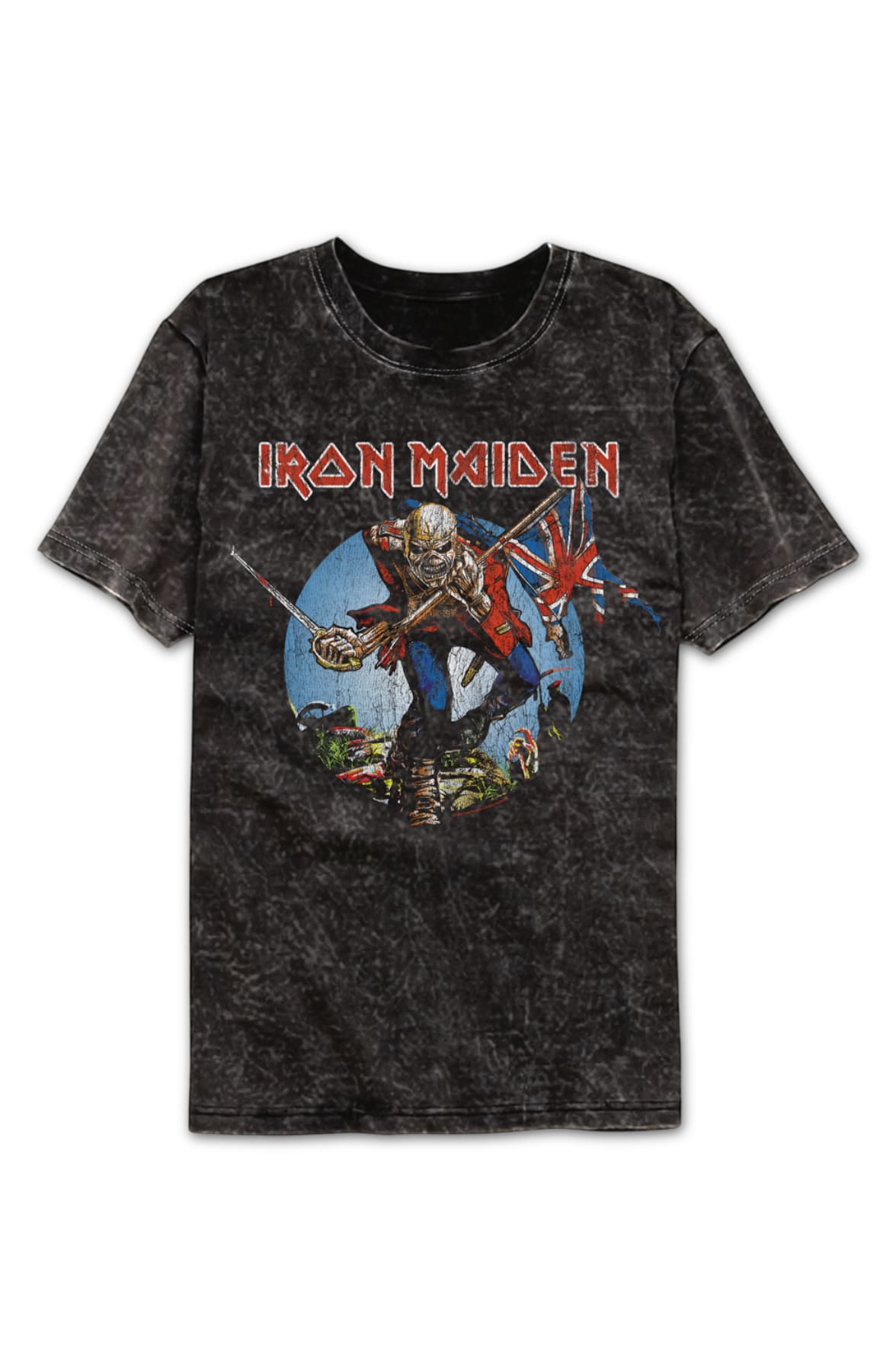 Trooper Iron Maiden Mineral Wash T-Shirt