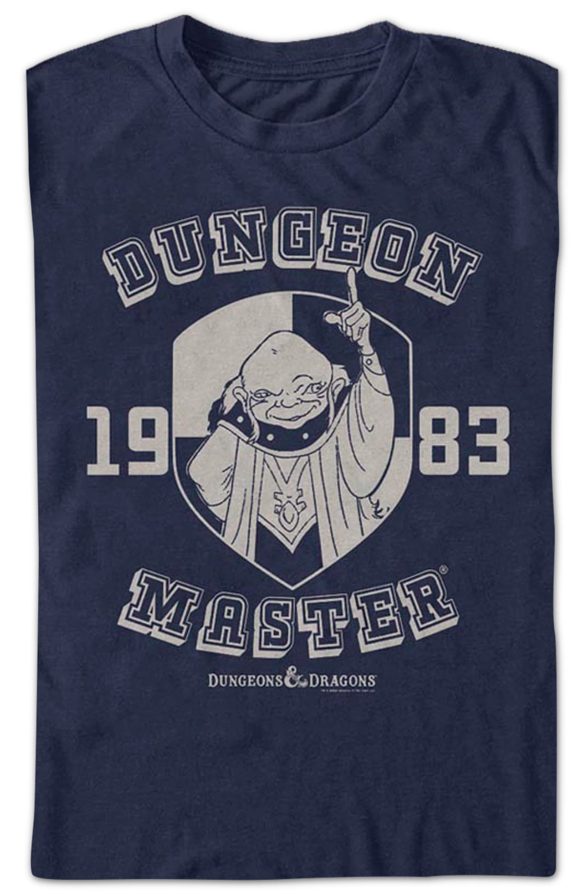 Dungeon Master Collegiate Logo Dungeons & Dragons T-Shirt Dungeon Master Collegiate Logo Dungeons & Dragons T-Shirt