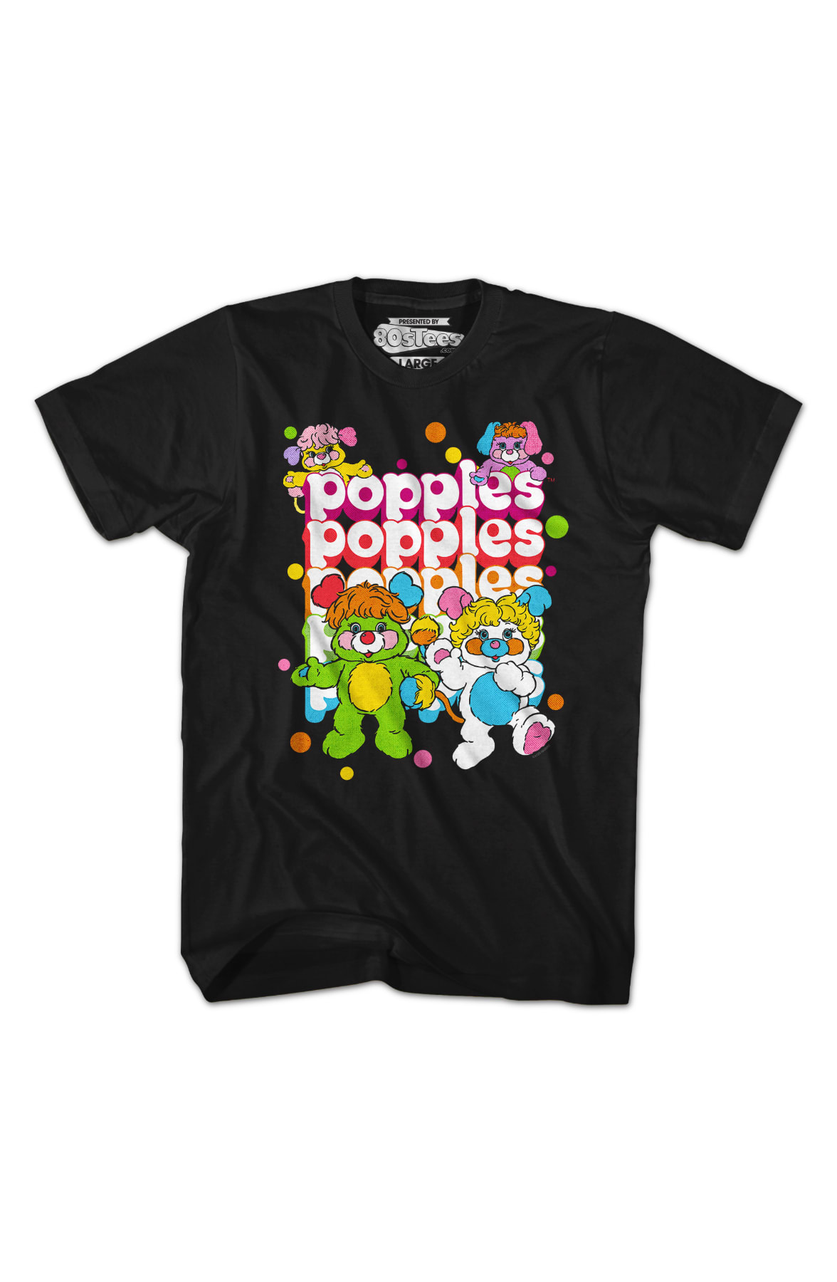 Repeating Logo Popples T-Shirt