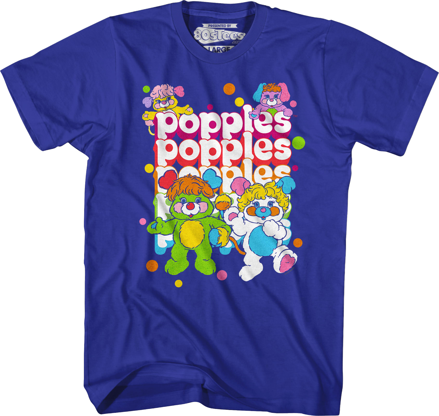 Repeating Logo Popples T-Shirt