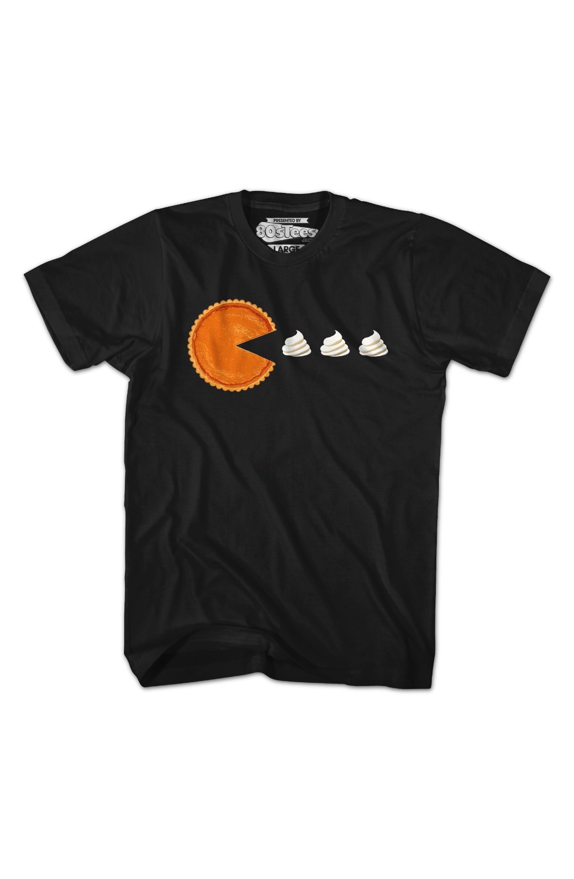 Pumpkin Pie Pac-Man T-Shirt Pumpkin Pie Pac-Man T-Shirt