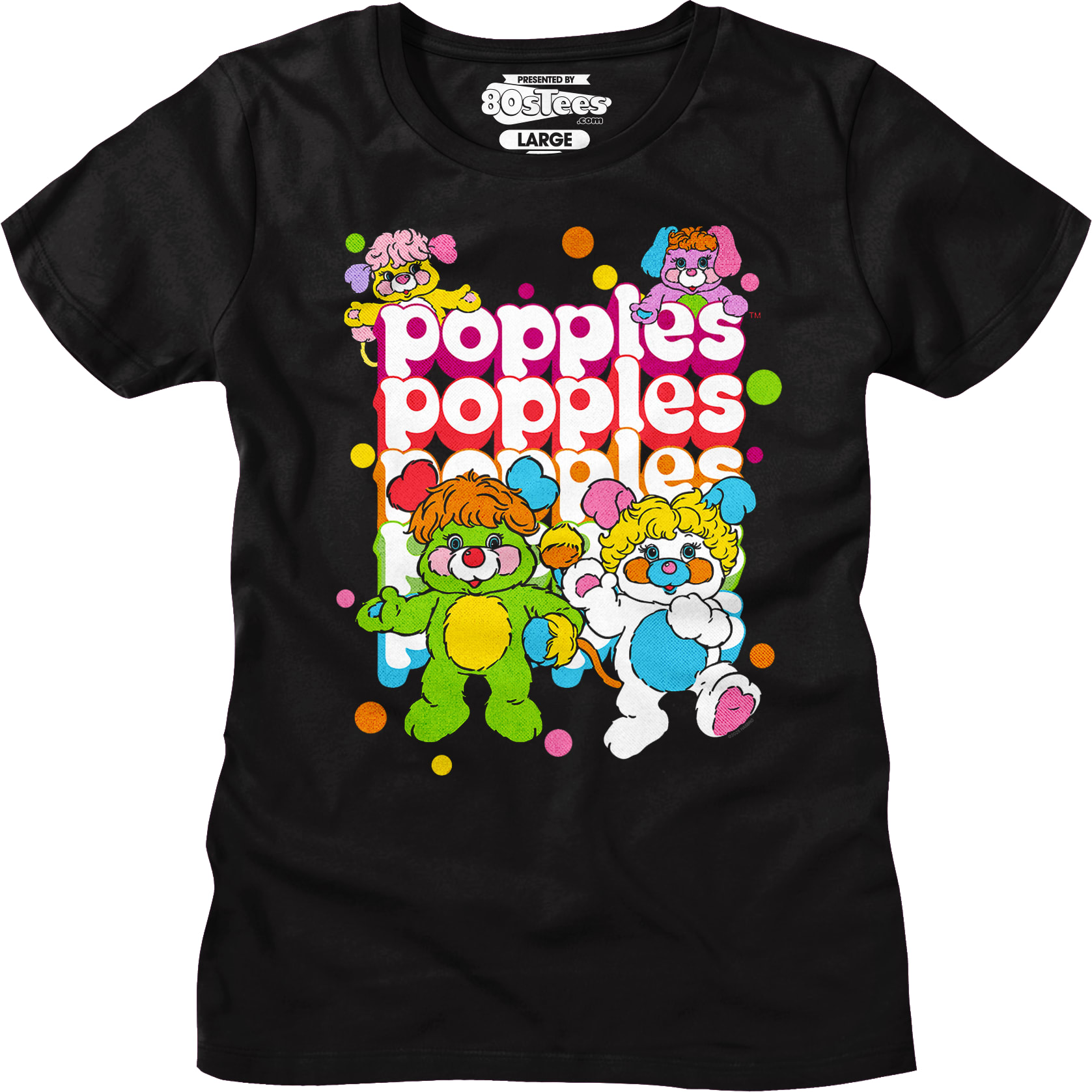 Repeating Logo Popples T-Shirt
