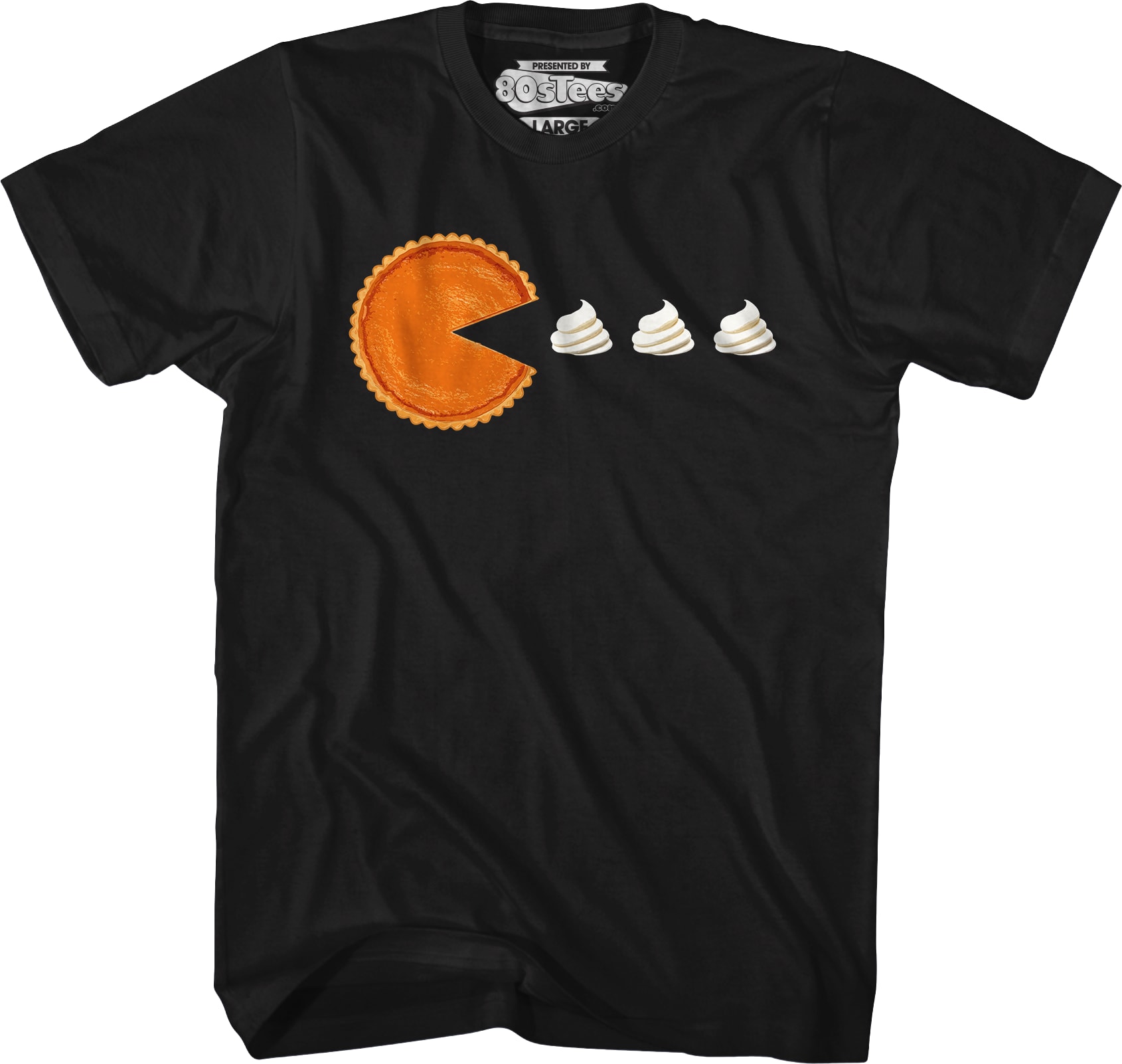 Pumpkin Pie Pac-Man T-Shirt Pumpkin Pie Pac-Man T-Shirt