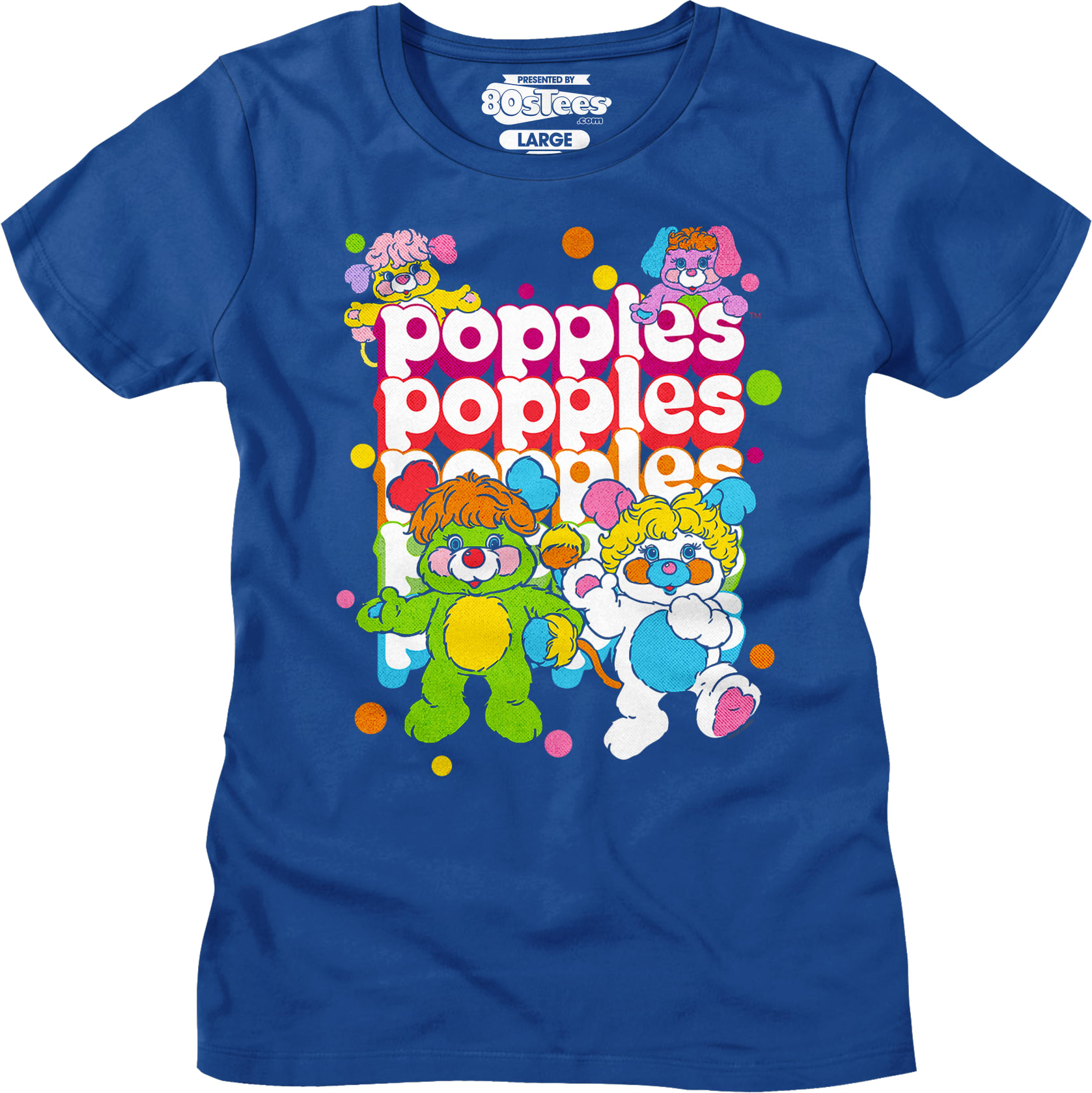 Repeating Logo Popples T-Shirt
