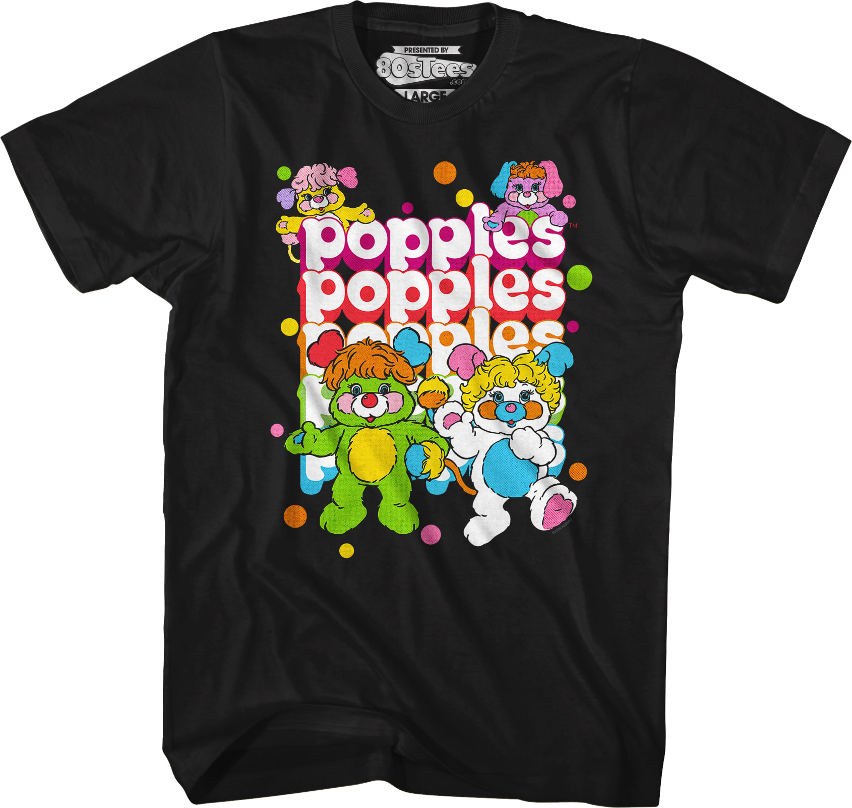 Repeating Logo Popples T-Shirt