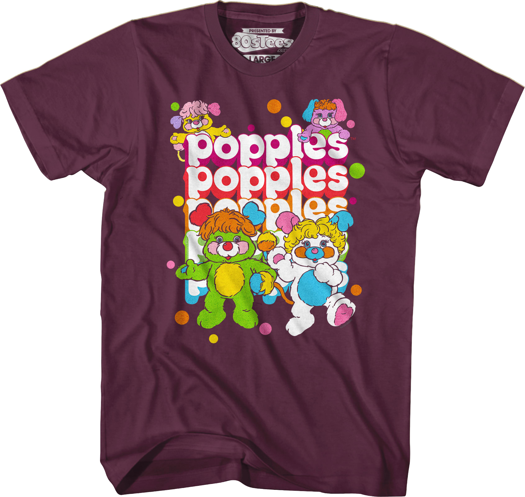 Repeating Logo Popples T-Shirt