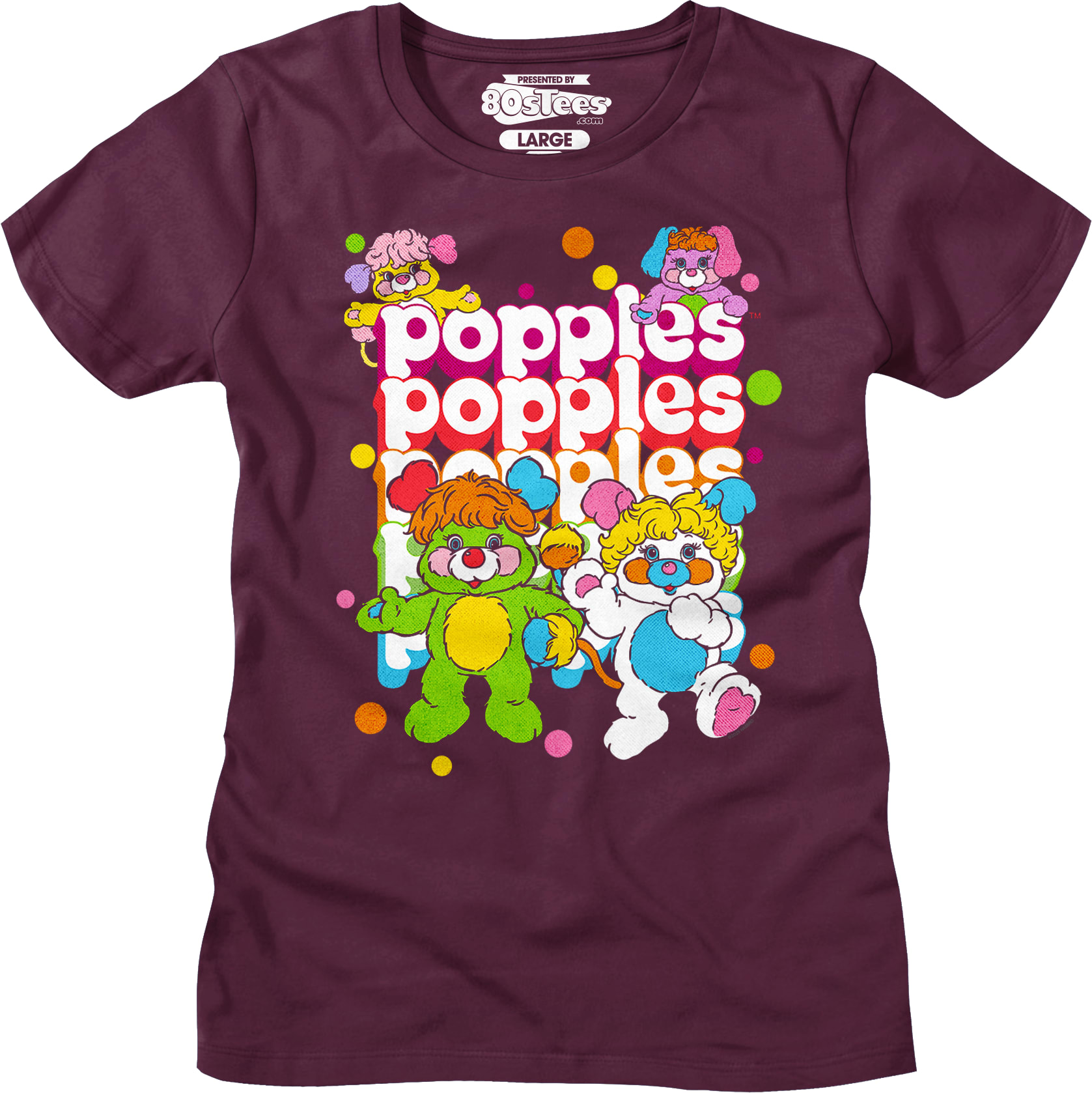 Repeating Logo Popples T-Shirt