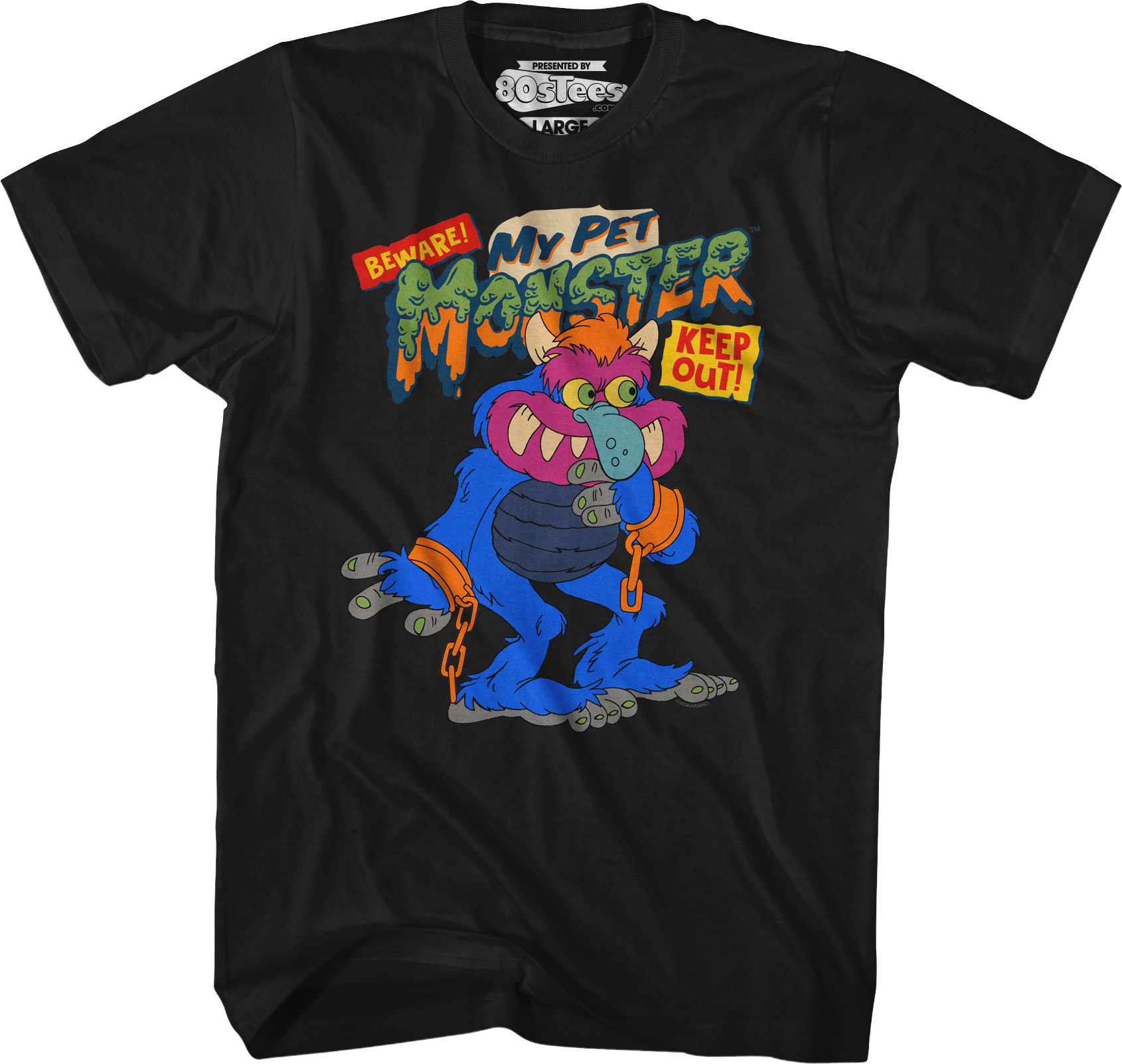 Beware Keep Out Illustration My Pet Monster T-Shirt
