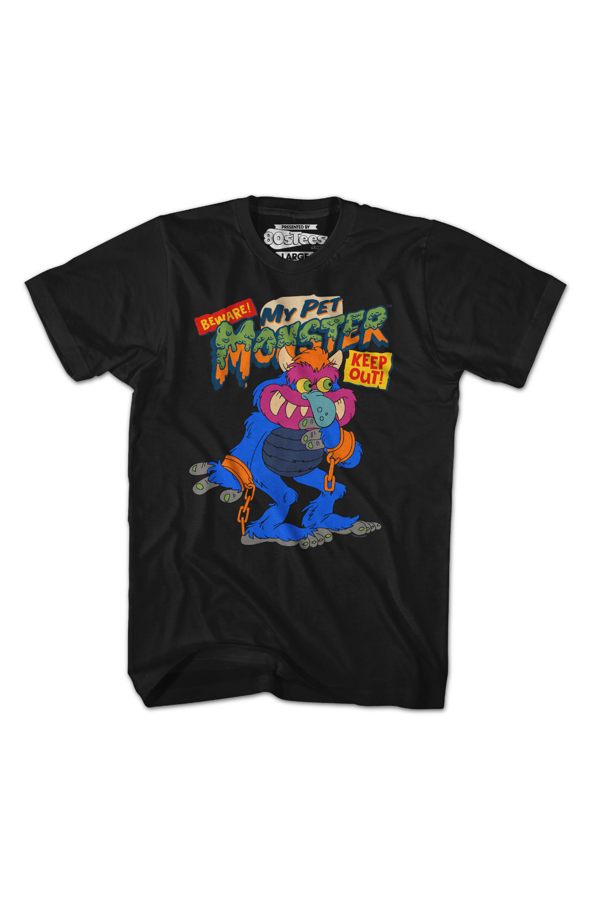 Beware Keep Out Illustration My Pet Monster T-Shirt Beware Keep Out Illustration My Pet Monster T-Shirt