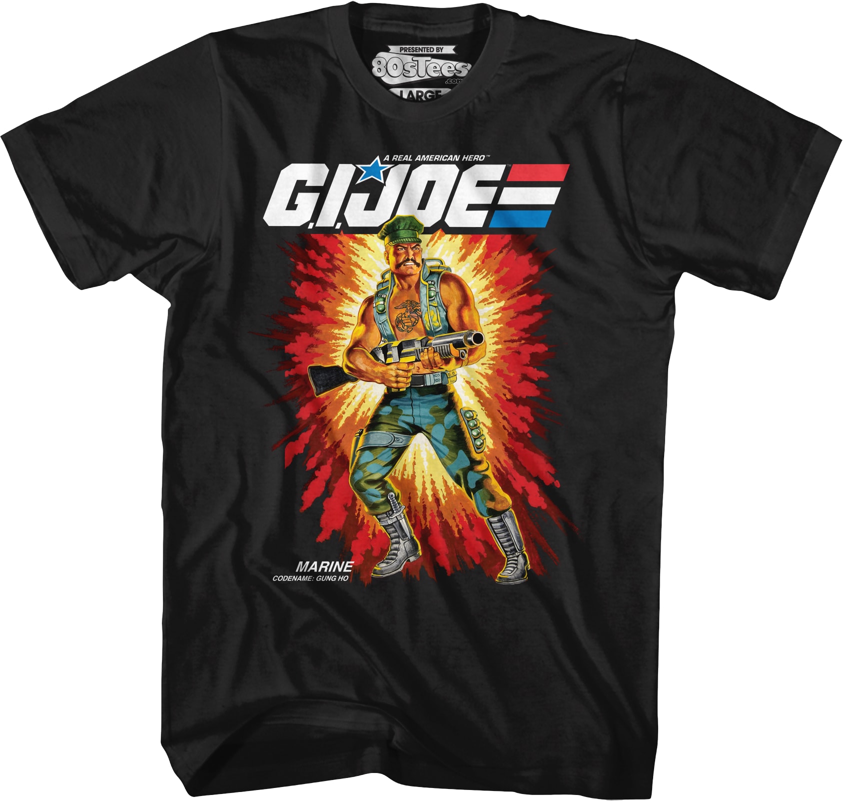Box Art Gung Ho GI Joe T-Shirt