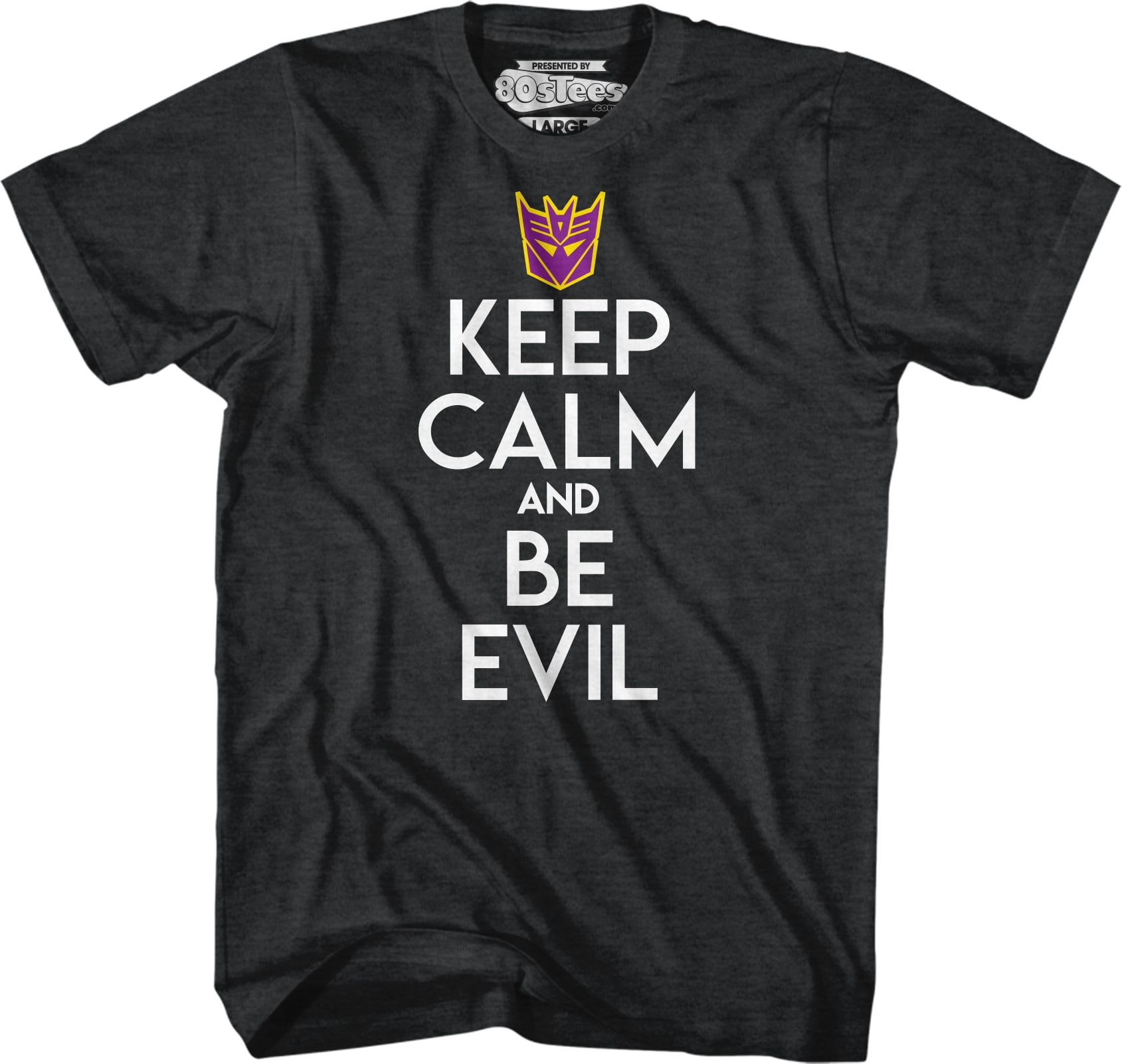 Decepticons Keep Calm And Be Evil Transformers T-Shirt