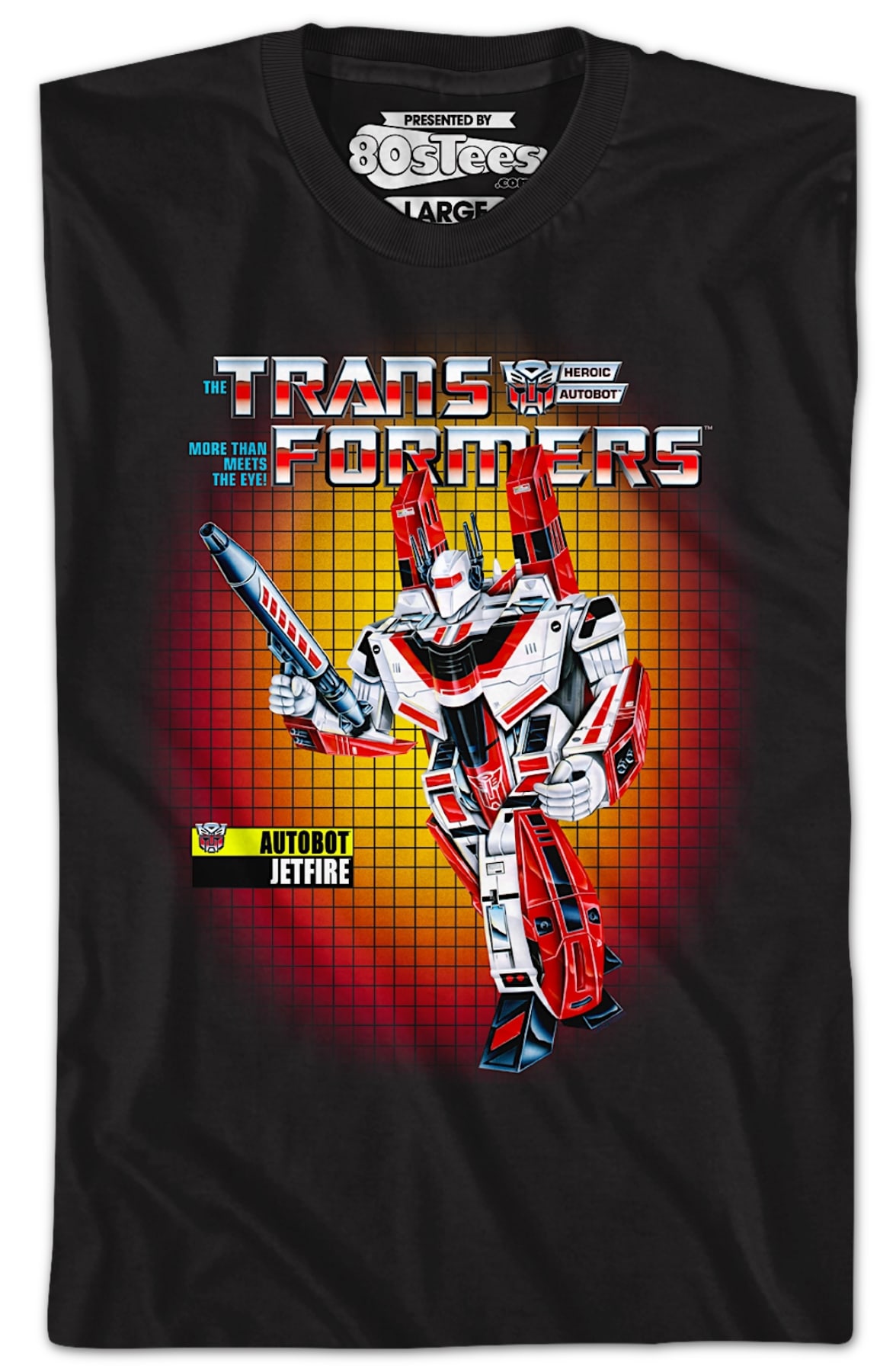 Box Art Jetfire Transformers T-Shirt Box Art Jetfire Transformers T-Shirt
