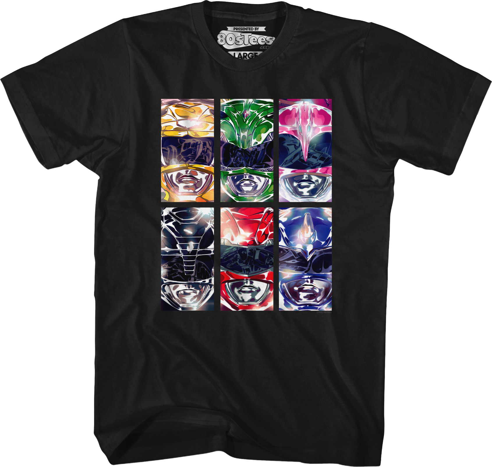 Ranger Panels Morphin Power Rangers T-Shirt