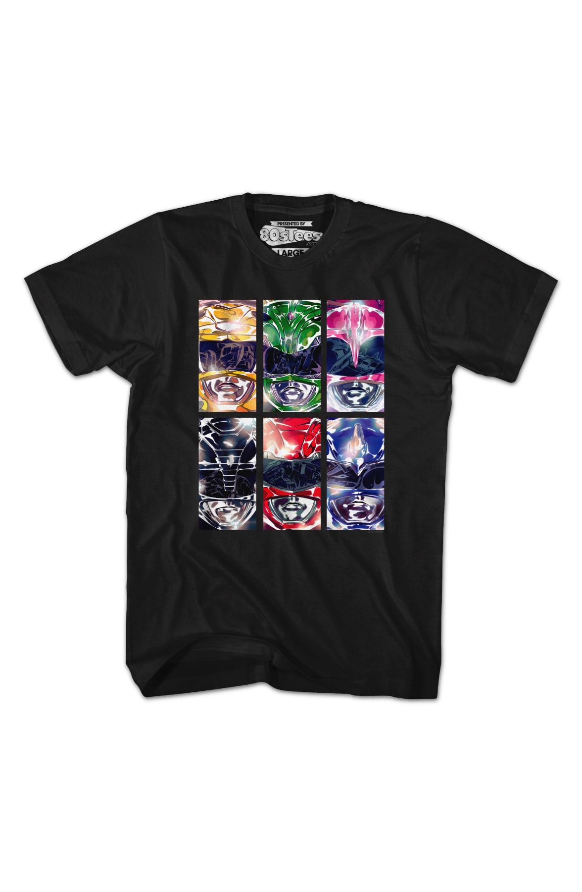 Ranger Panels Morphin Power Rangers T-Shirt
