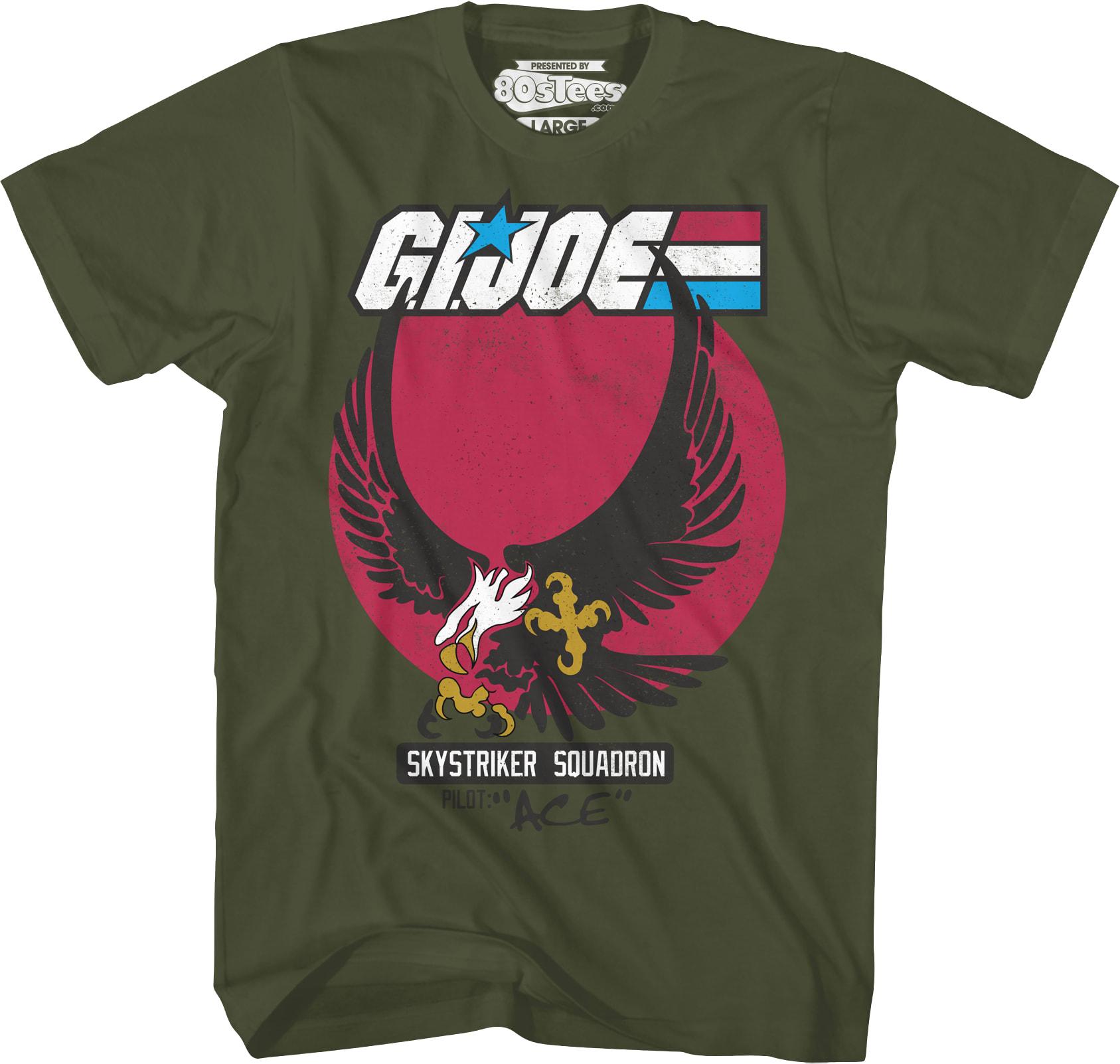 Military Green Skystriker Squadron GI Joe T-Shirt