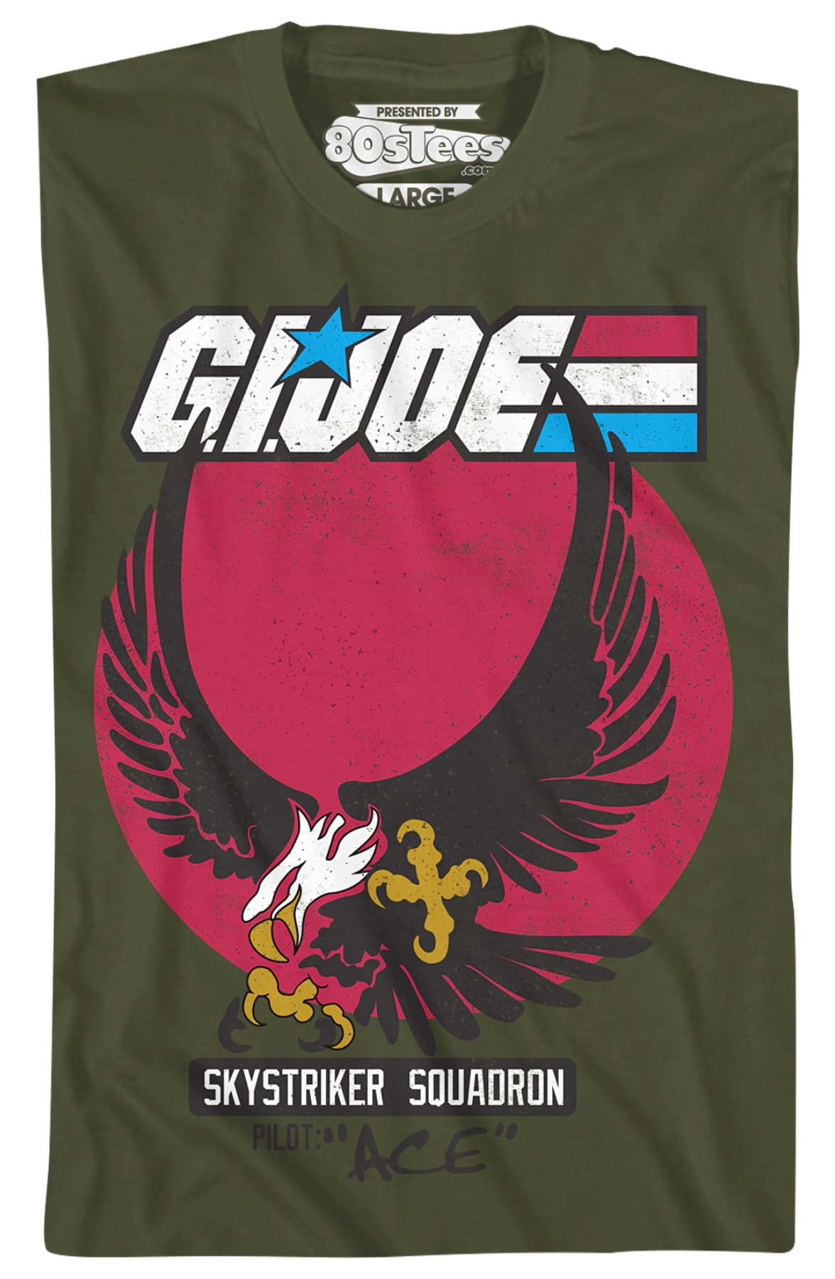 Military Green Skystriker Squadron GI Joe T-Shirt