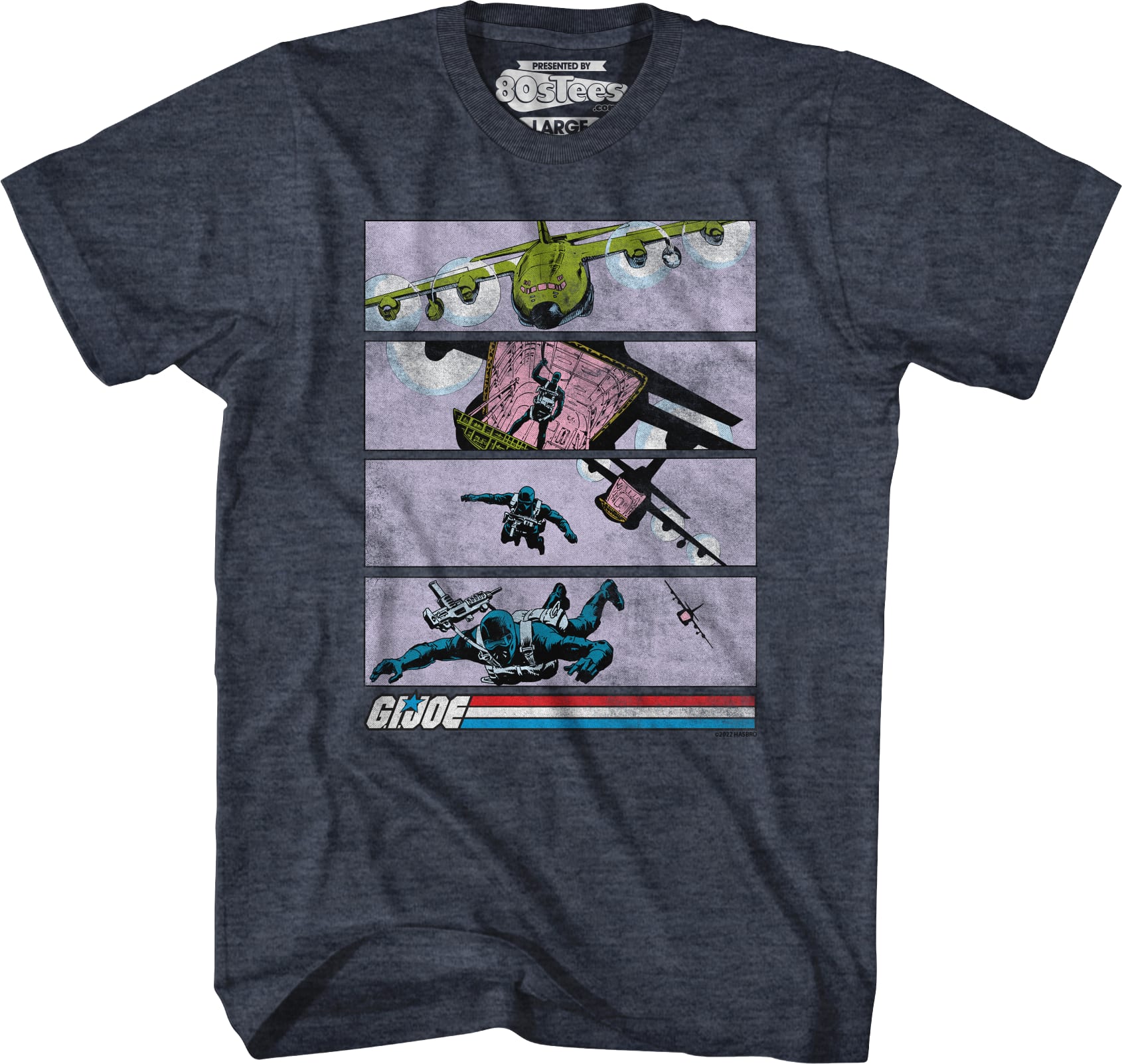 Snake Eyes Dropping In GI Joe T-Shirt