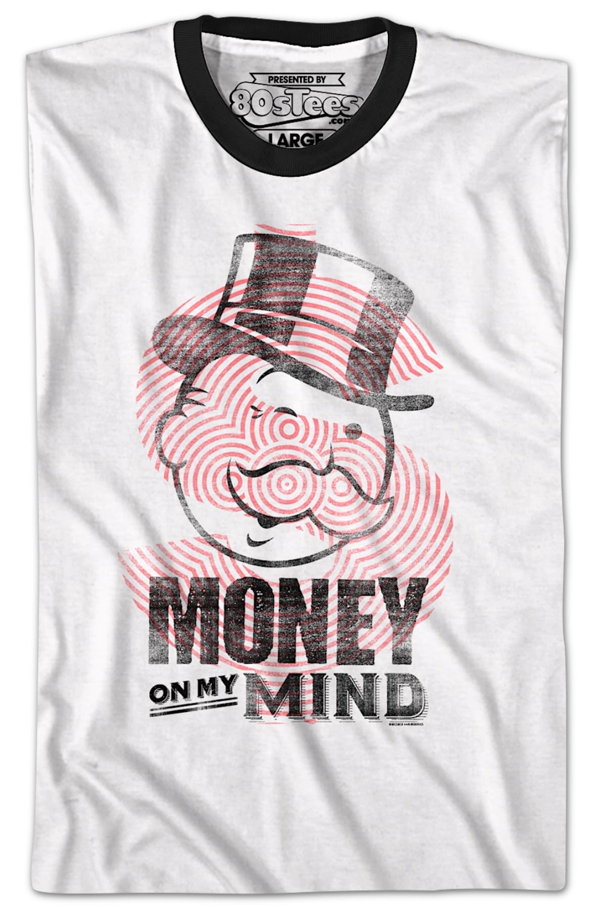 Money On My Mind Monopoly Ringer Shirt