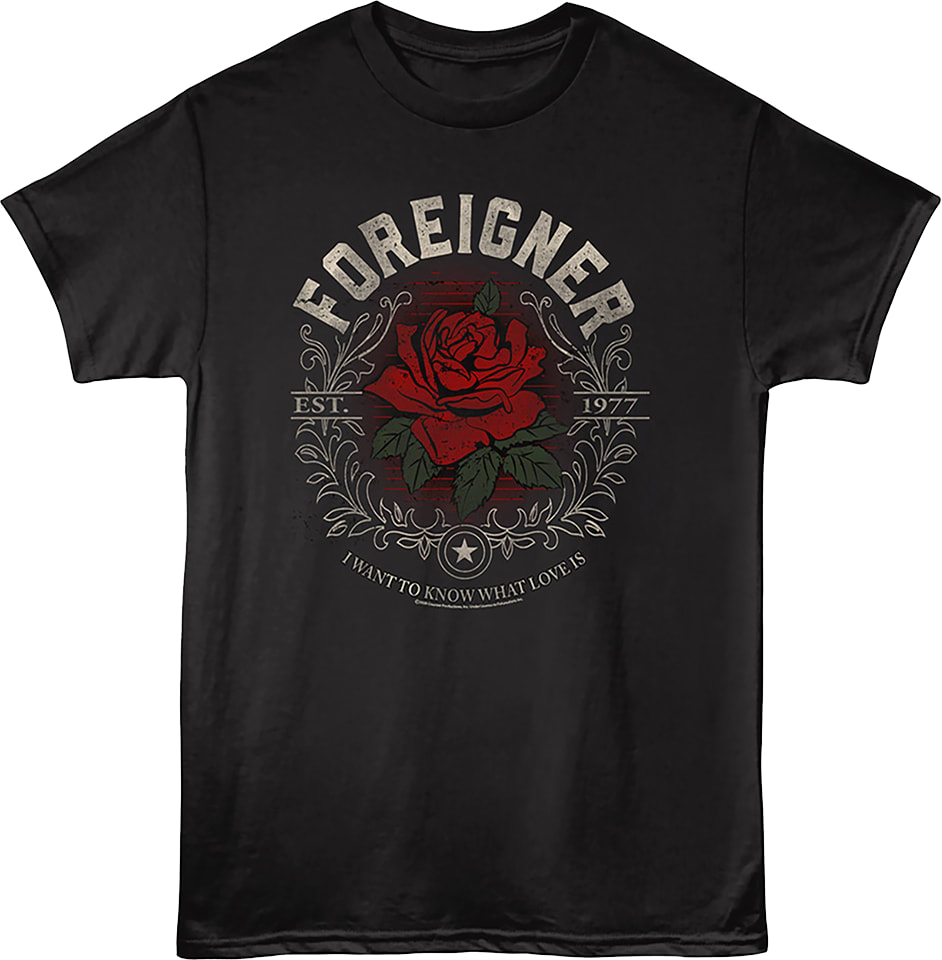 Est. 1977 I Want To Know What Love Is Foreigner T-Shirt