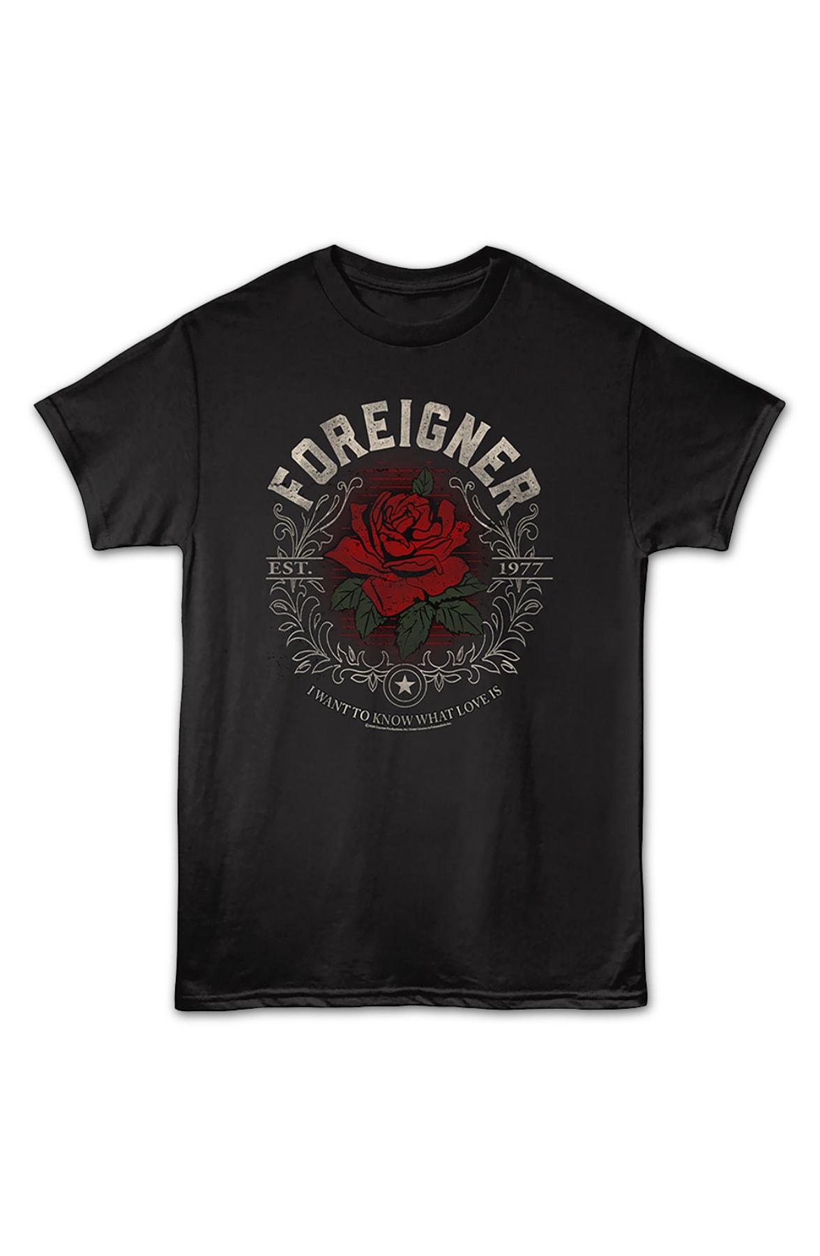 Est. 1977 I Want To Know What Love Is Foreigner T-Shirt