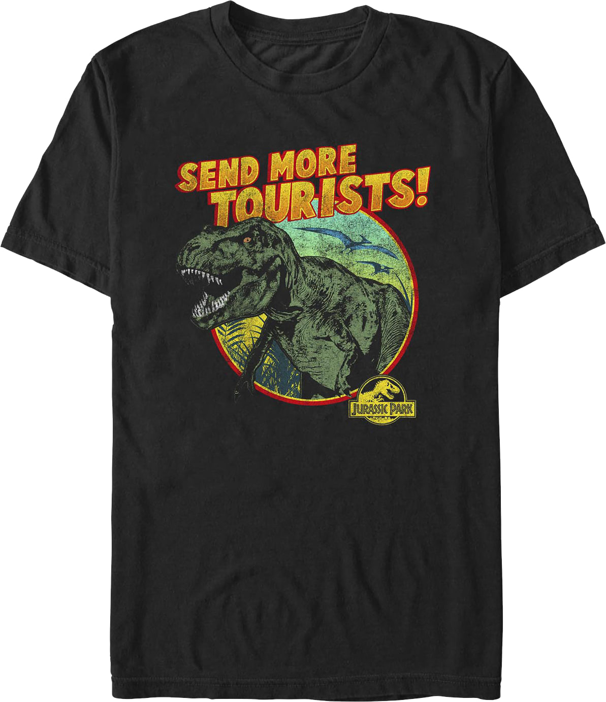 Send More Tourists Jurassic Park T-Shirt