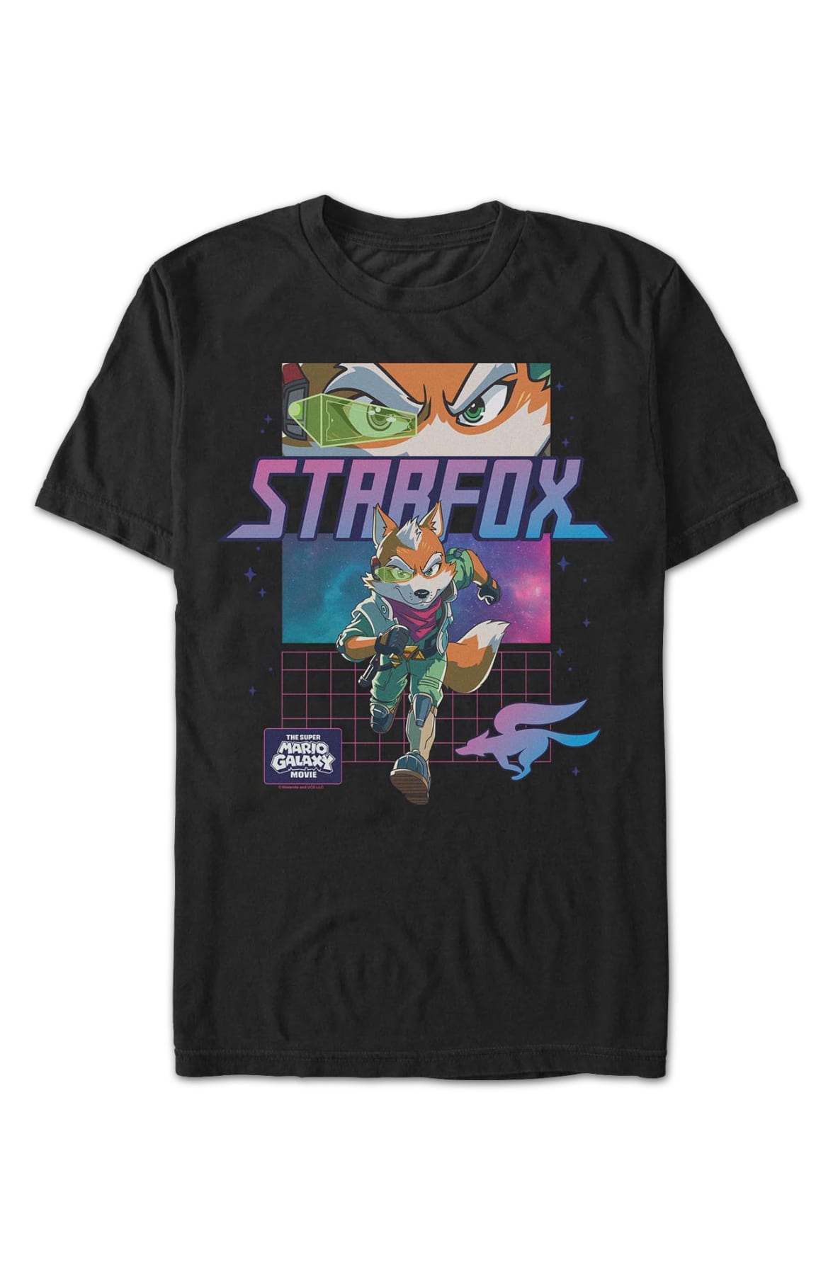 Fox McCloud Mario Galaxy Star Fox T-Shirt Fox McCloud Mario Galaxy Star Fox T-Shirt