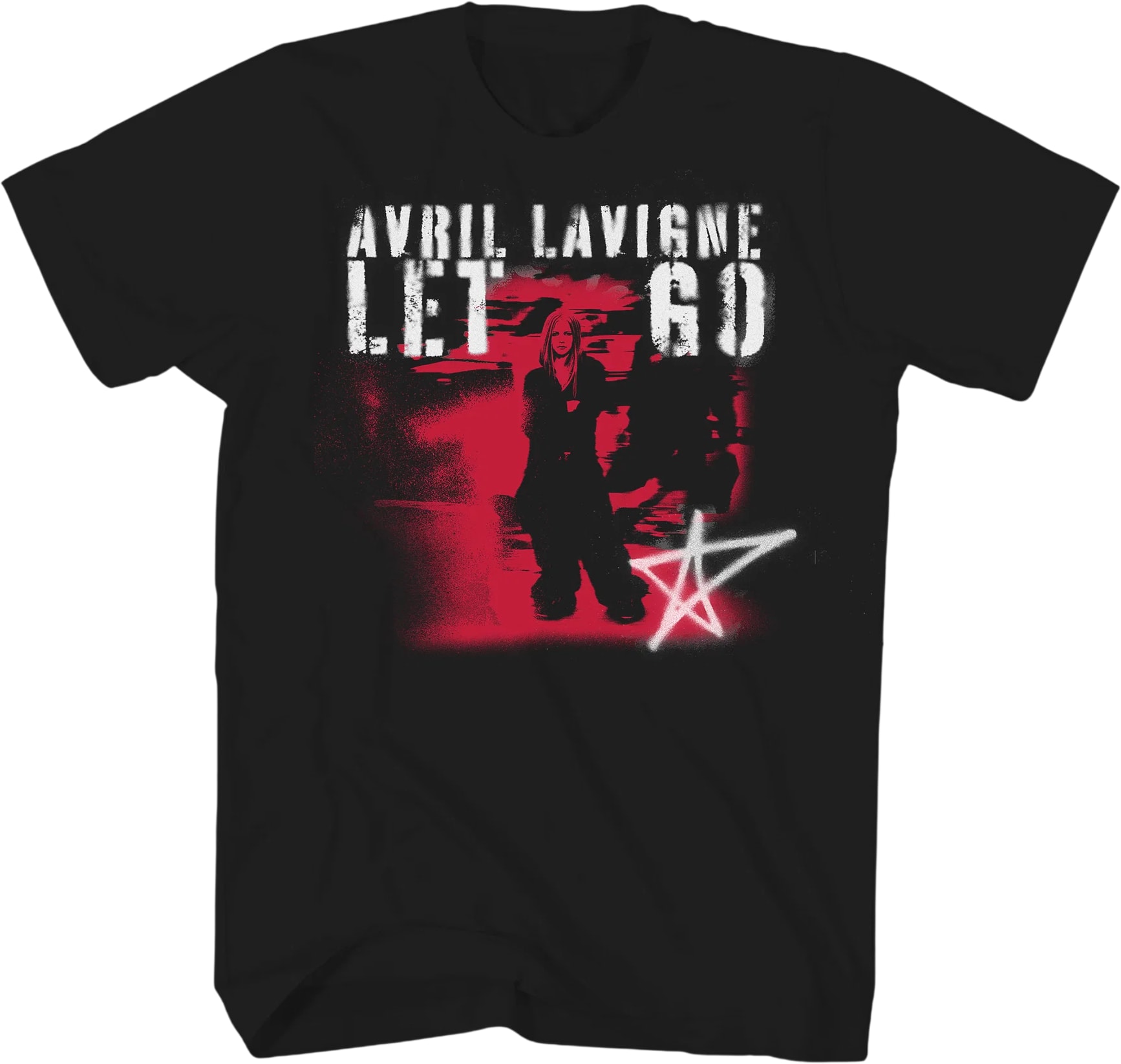 Front & Back Let Go Avril Lavigne T-Shirt Front & Back Let Go Avril Lavigne T-Shirt