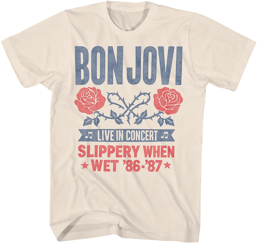 Slippery When Wet '86-'87 Bon Jovi T-Shirt