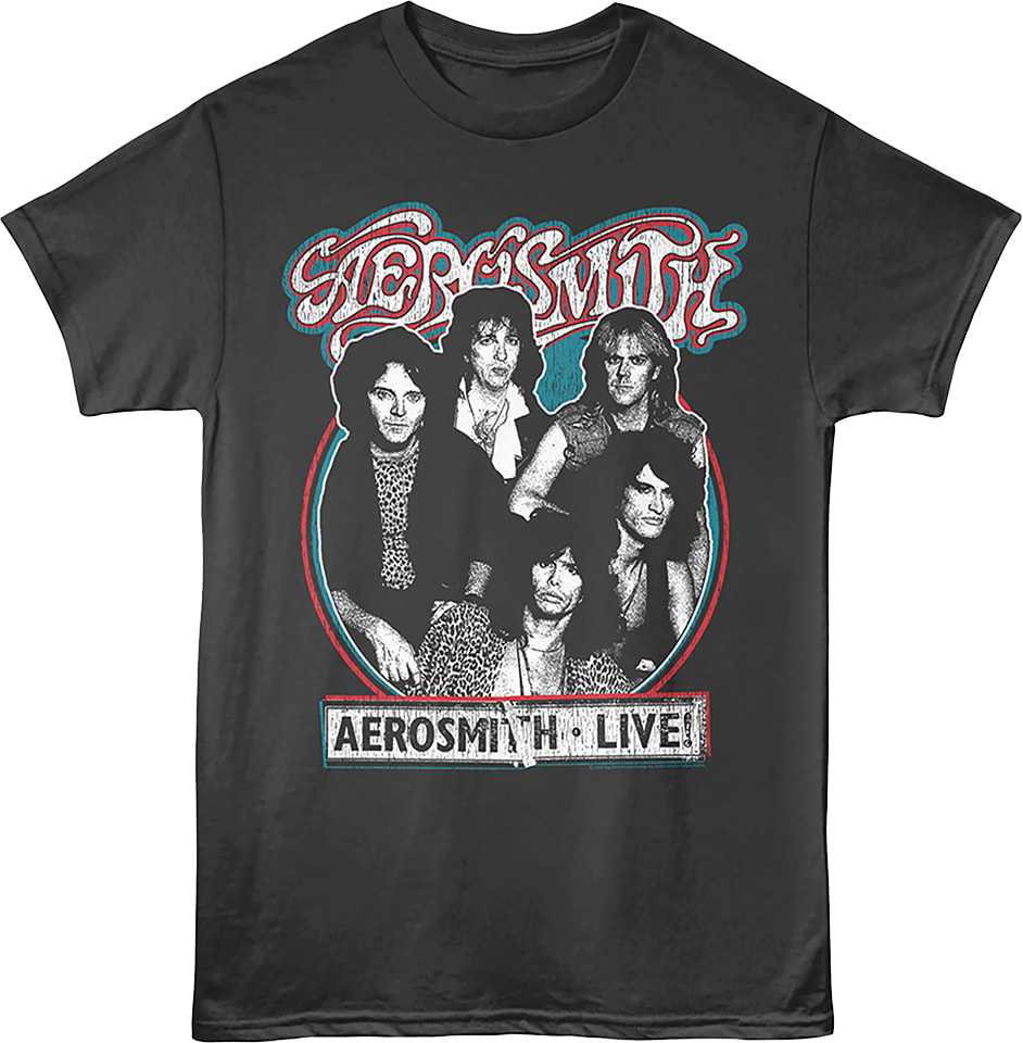 Live Concert Poster Aerosmith T-Shirt