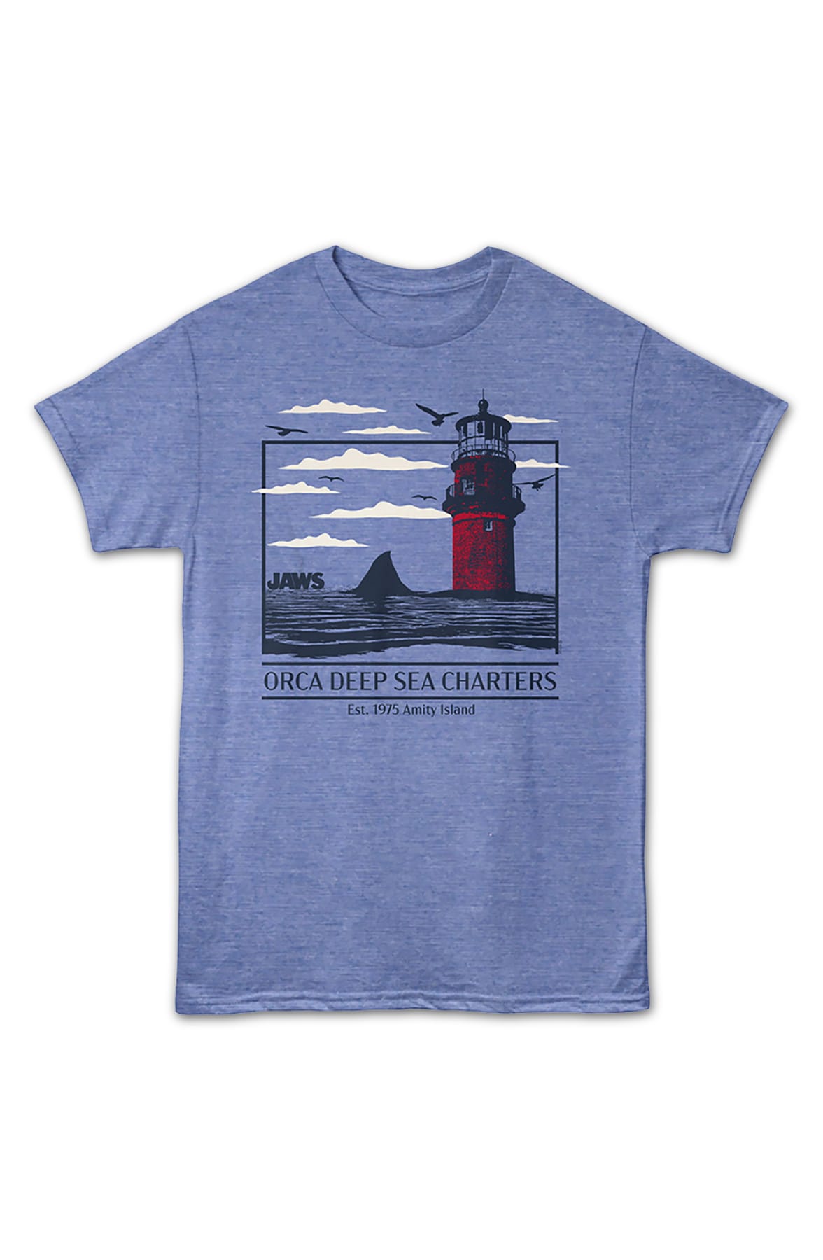 Vintage Orca Deep Sea Charter Amity Island Jaws T-Shirt Vintage Orca Deep Sea Charter Amity Island Jaws T-Shirt