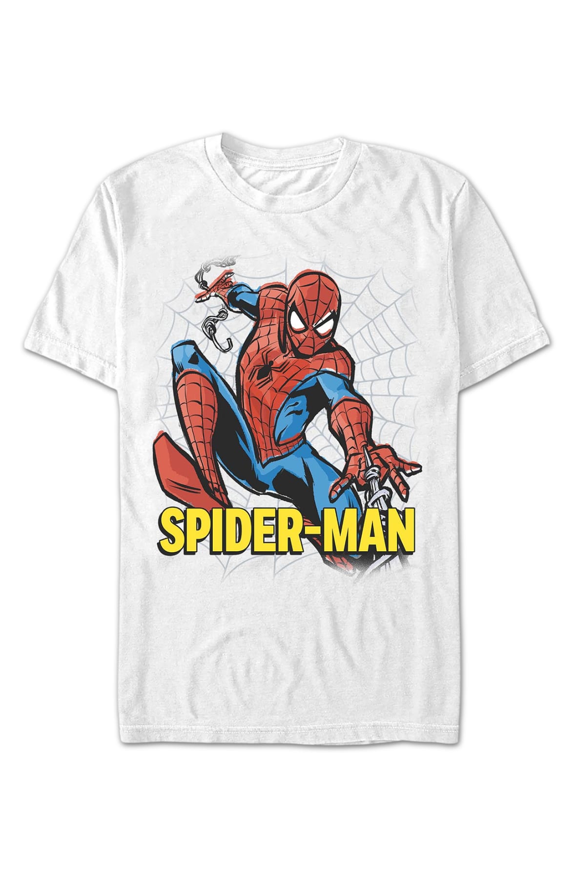 Swinging Illustration Spider-Man Marvel Comics T-Shirt