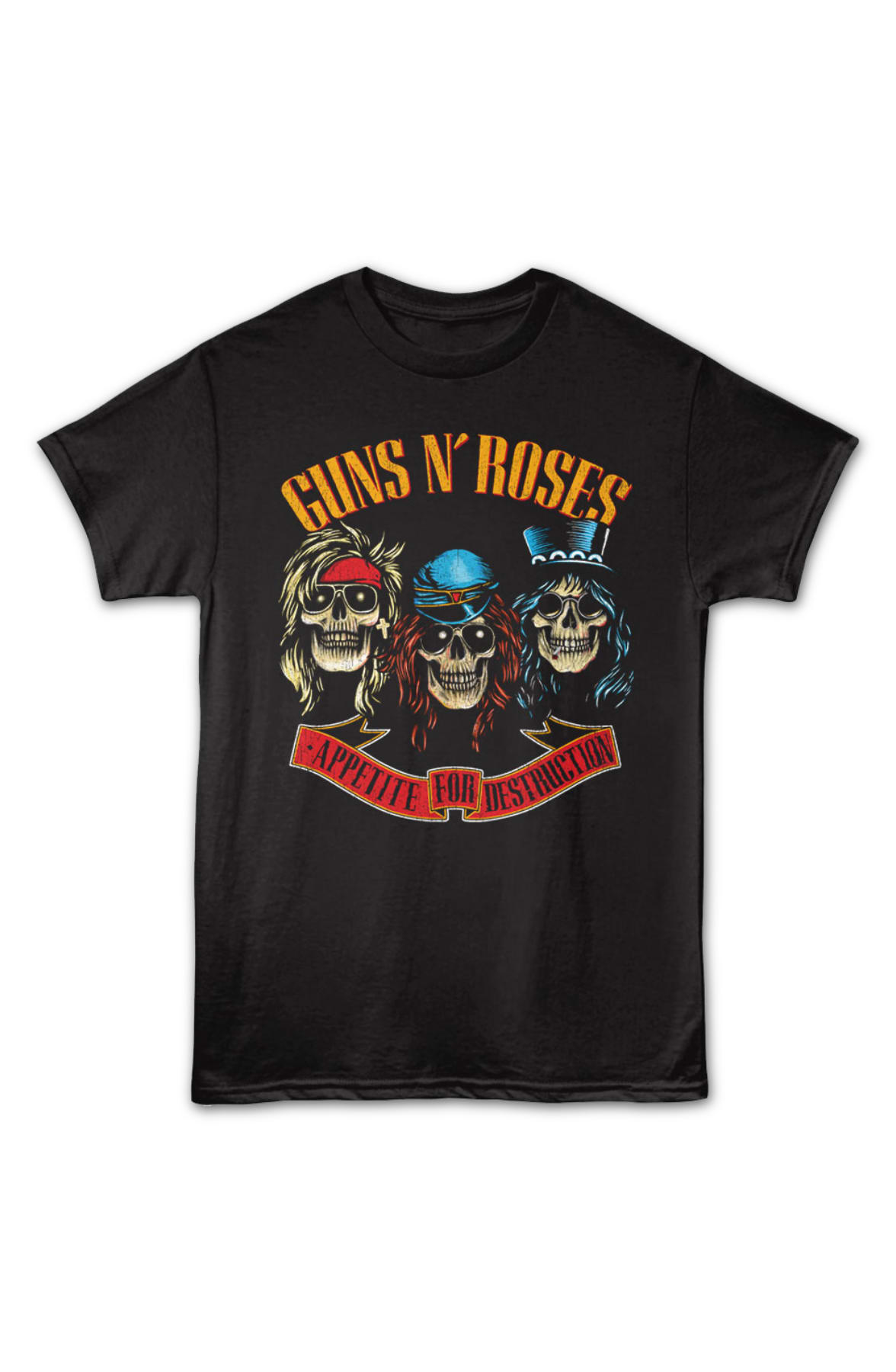 Front & Back Appetite For Destruction Tour Guns N' Roses T-Shirt