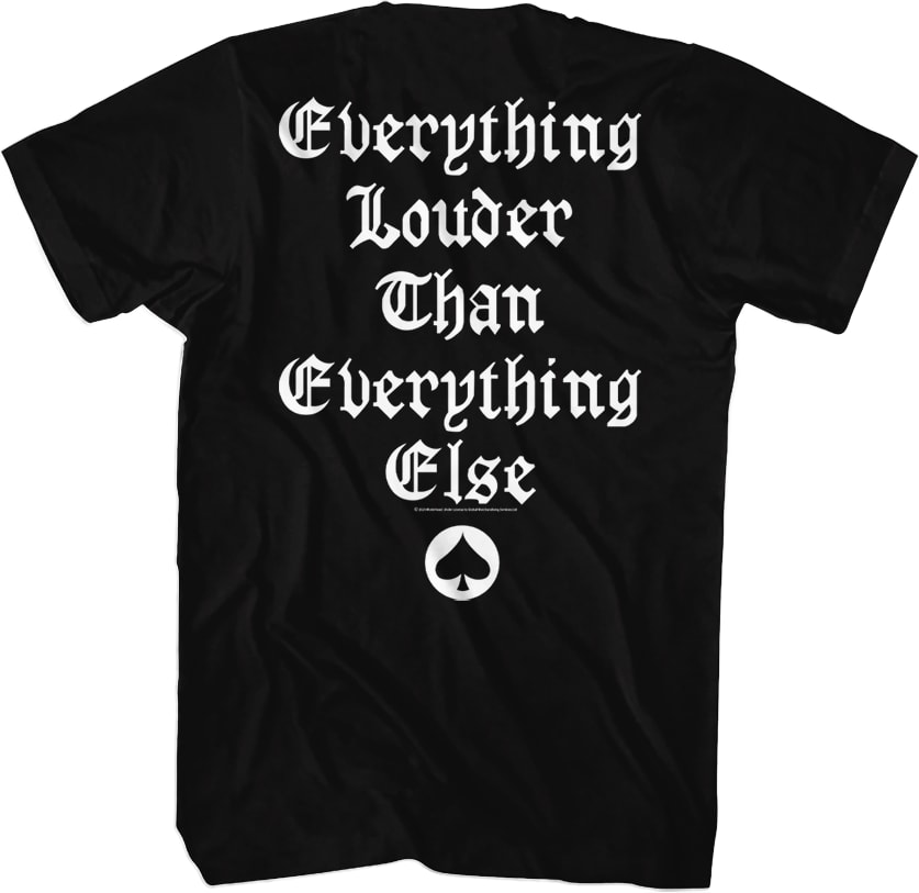 Everything Louder Than Everything Else Motorhead T-Shirt Everything Louder Than Everything Else Motorhead T-Shirt