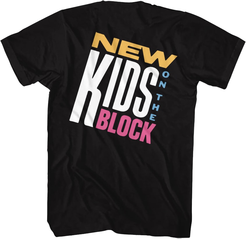 Front & Back Debut Album New Kids On The Block T-Shirt Front & Back Debut Album New Kids On The Block T-Shirt