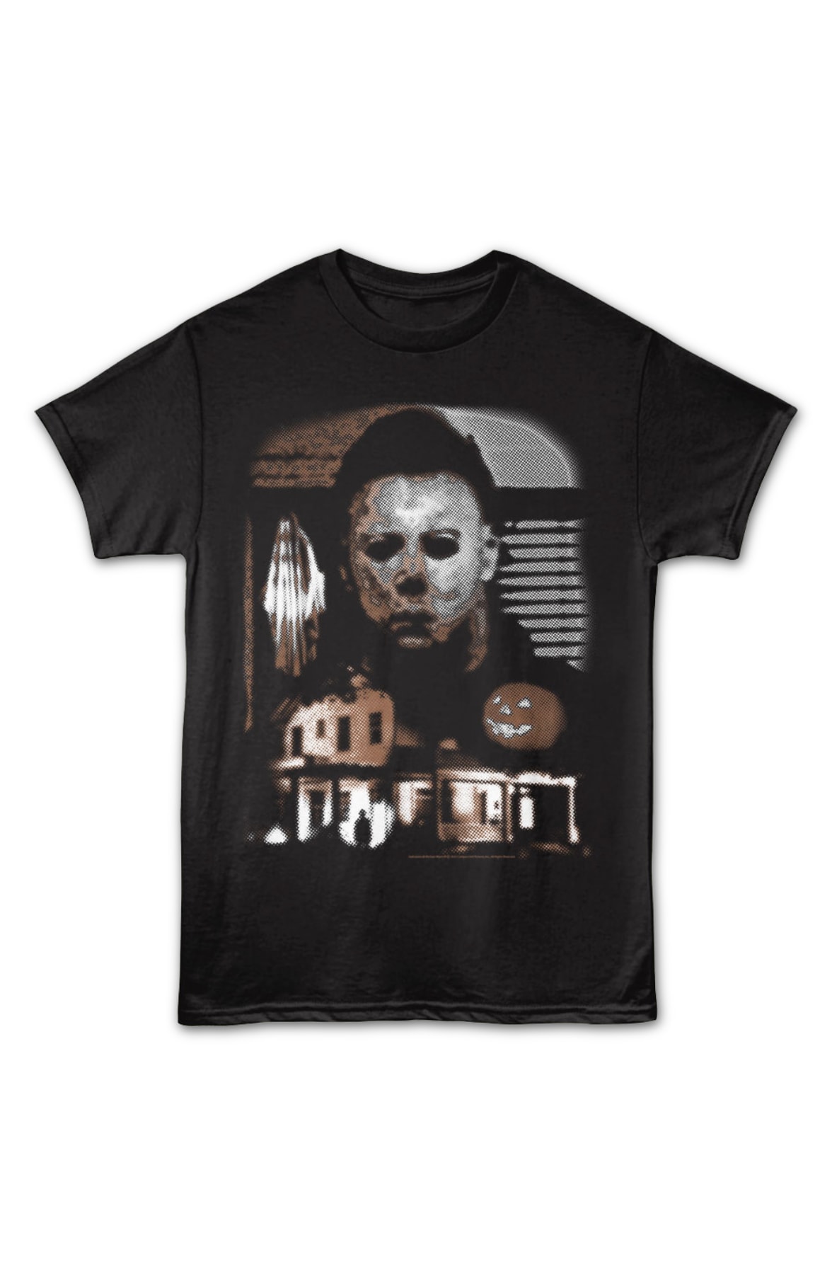 Front & Back Michael Myers Collage Halloween T-Shirt Front & Back Michael Myers Collage Halloween T-Shirt