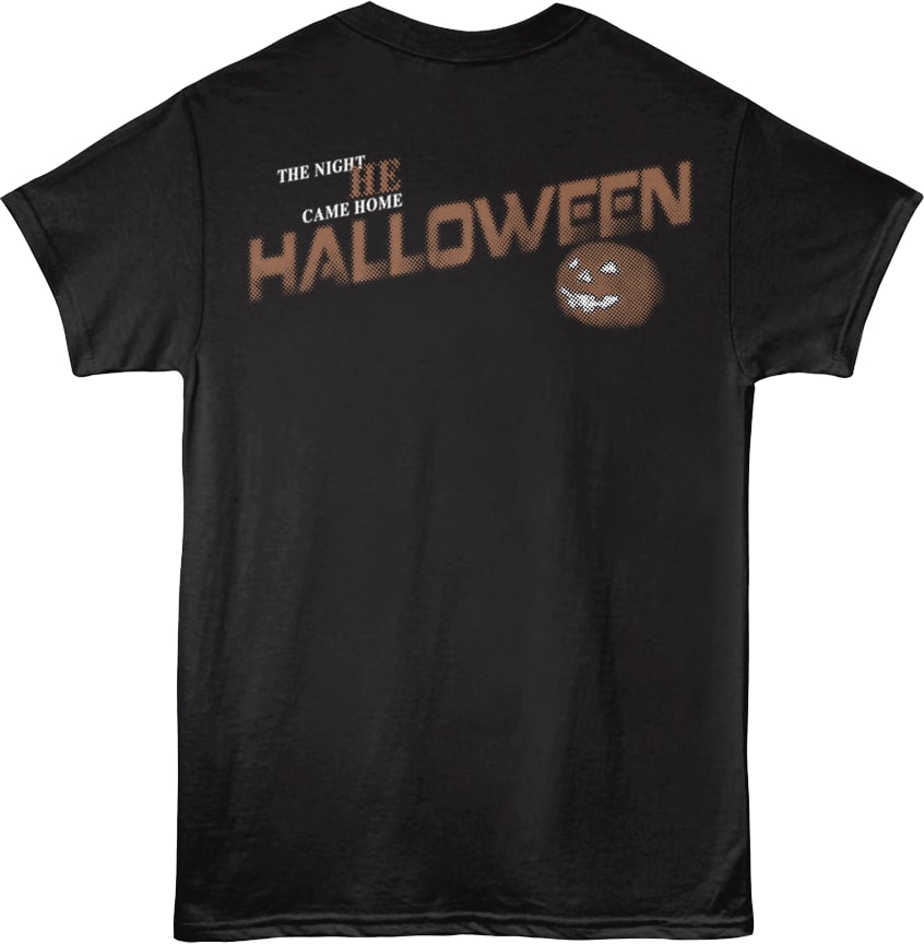 Front & Back Michael Myers Collage Halloween T-Shirt Front & Back Michael Myers Collage Halloween T-Shirt