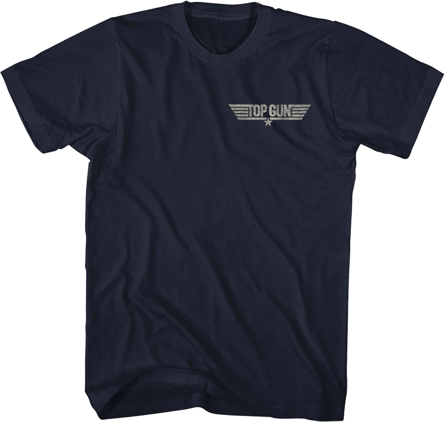 Front & Back Talk To Me Goose Top Gun T-Shirt Front & Back Talk To Me Goose Top Gun T-Shirt