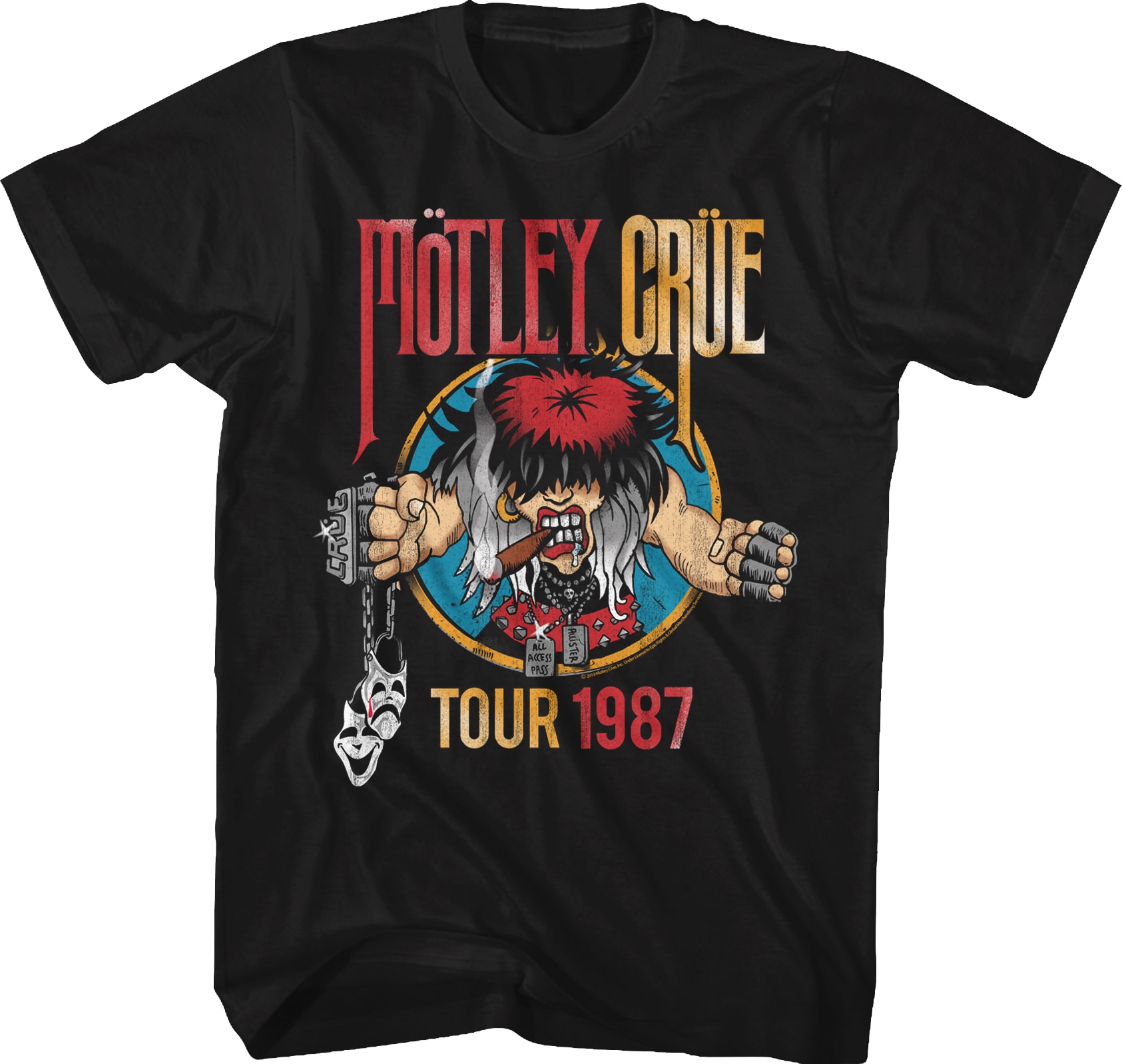 1987 Tour Motley Crue T-Shirt