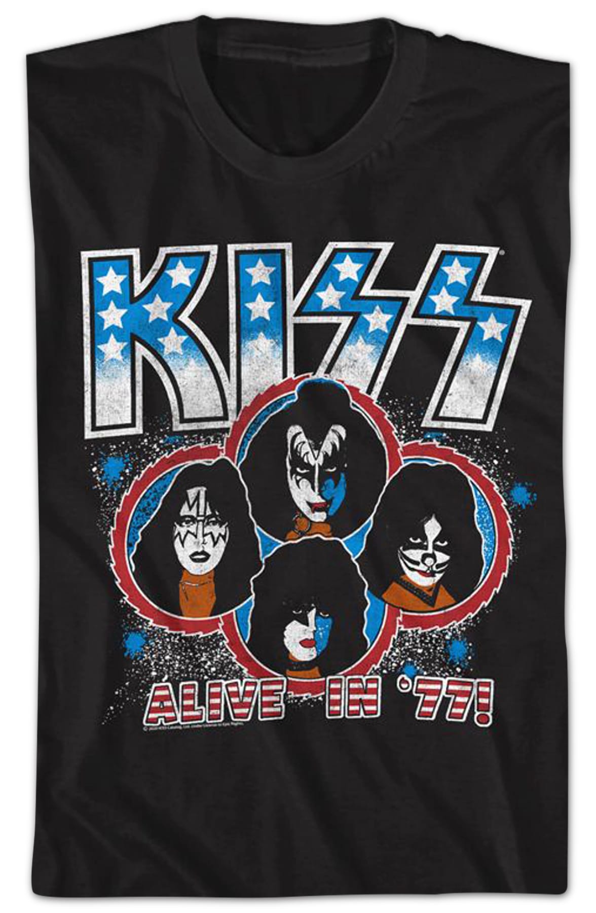 Alive In '77 KISS T-Shirt