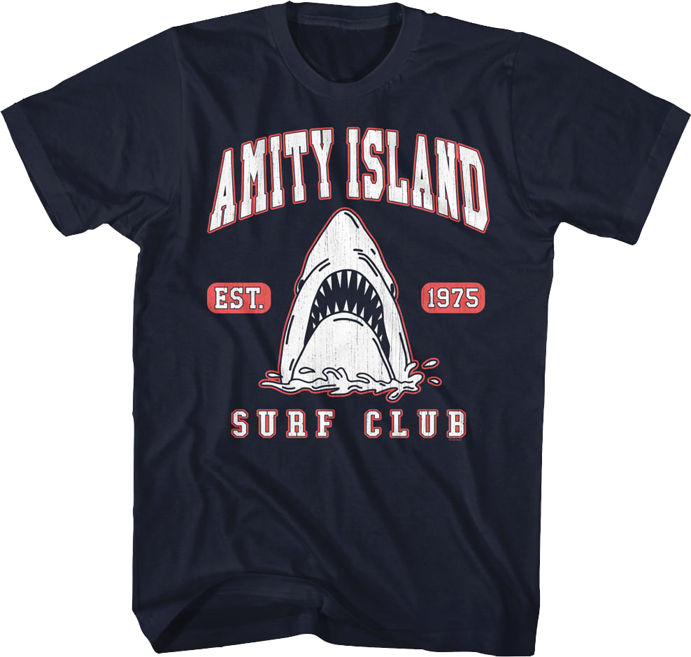 Amity Island Surf Club Jaws T-Shirt