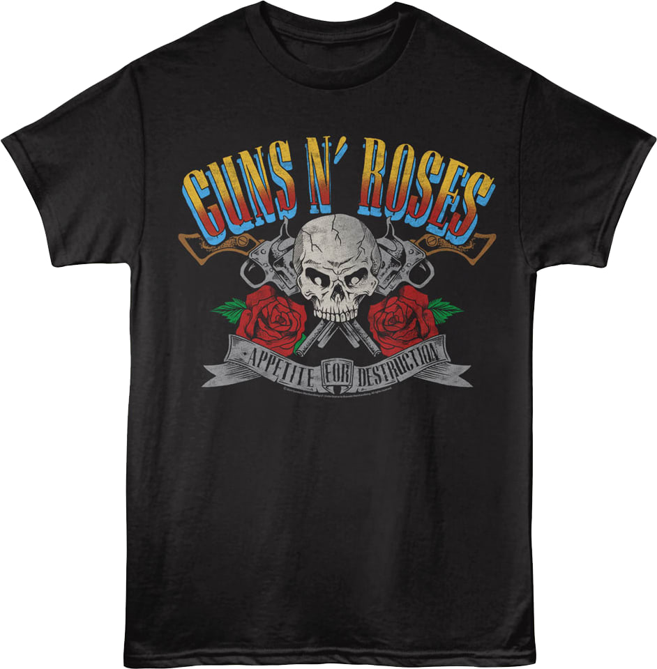 Appetite For Destruction Banner Guns N' Roses T-Shirt