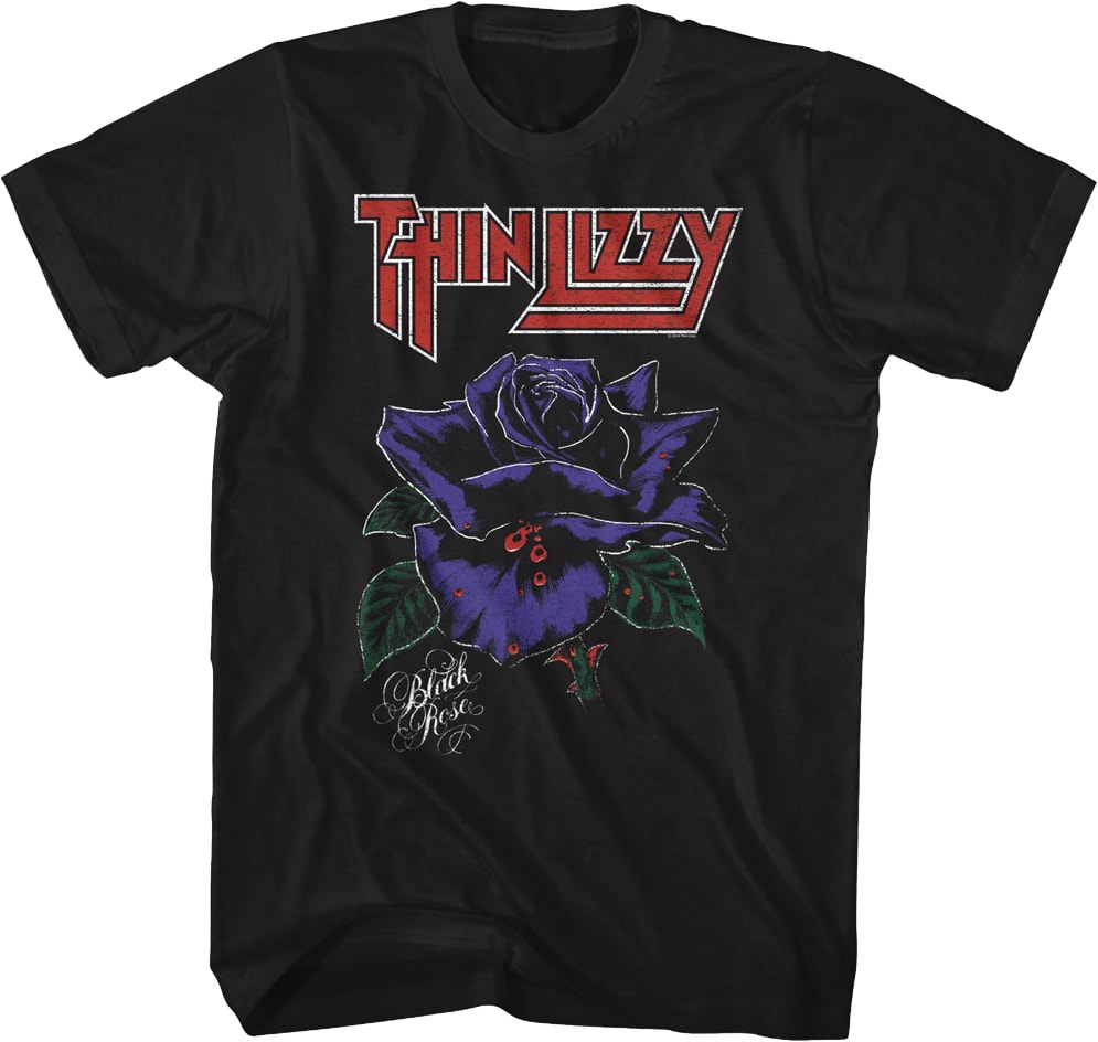 Black Rose Thin Lizzy T-Shirt