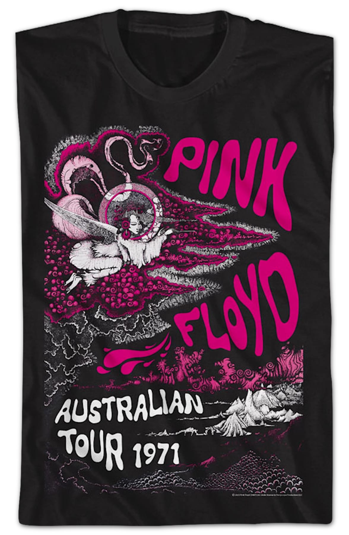 Australian Tour 1971 Pink Floyd T-Shirt
